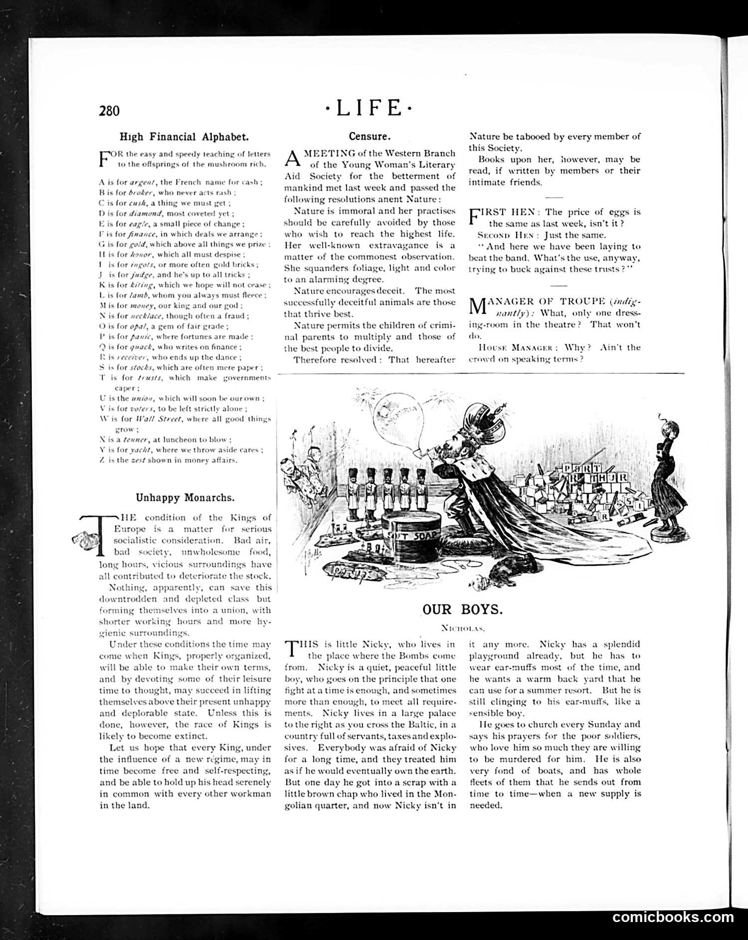 Life — March 9, 1905 — page 8: Life, 1905-03-09