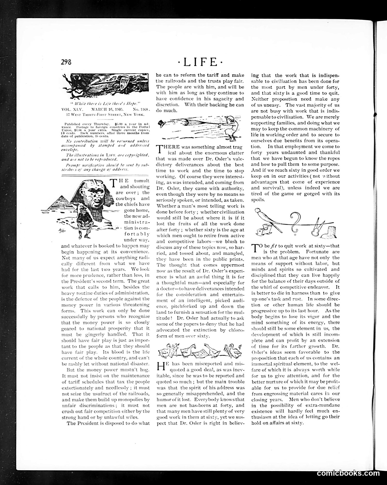 Life — March 16, 1905 — page 8: Life, 1905-03-16