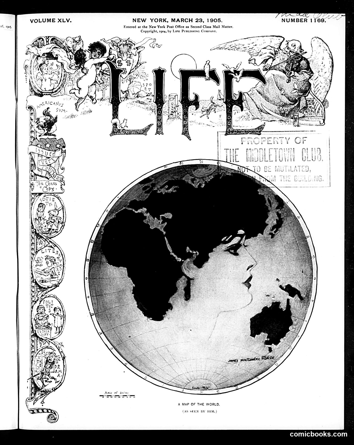 Life — March 23, 1905 — page 1: Life, 1905-03-23