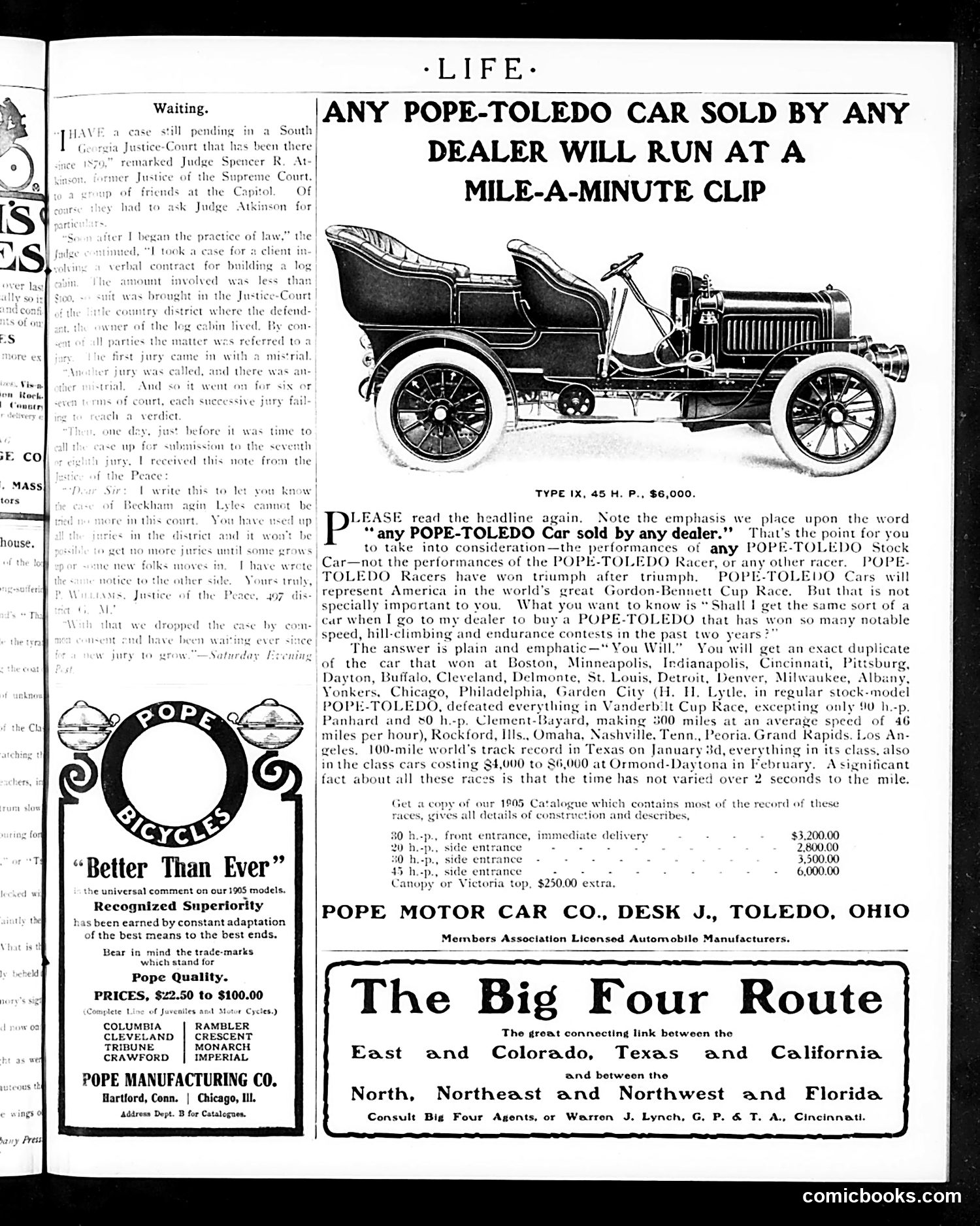 Life — April 6, 1905 — page 11: Life, 1905-04-06