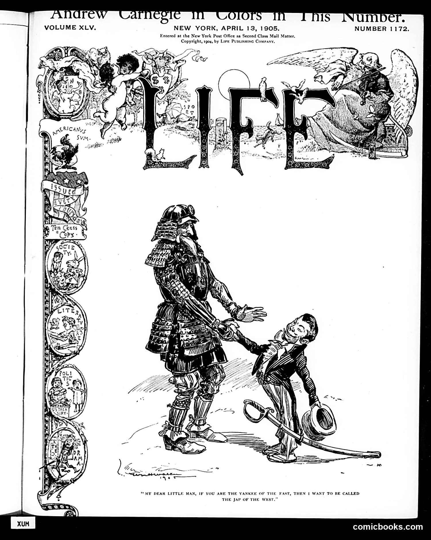 Life — April 13, 1905 — page 1: Life, 1905-04-13