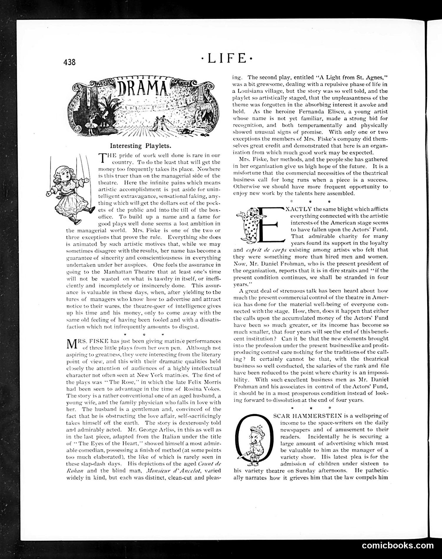Life — April 13, 1905 — page 12: Life, 1905-04-13