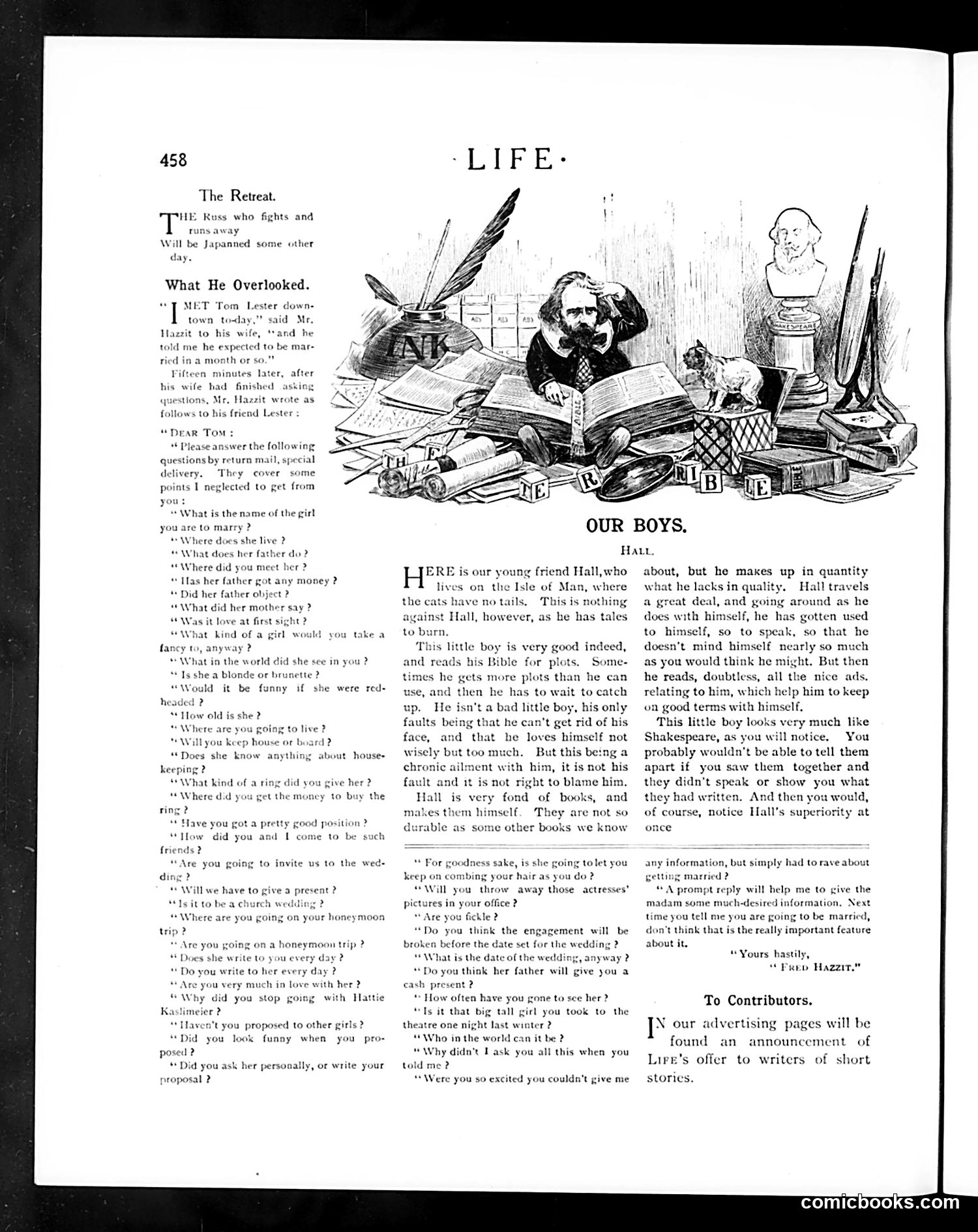 Life — April 20, 1905 — page 12: Life, 1905-04-20