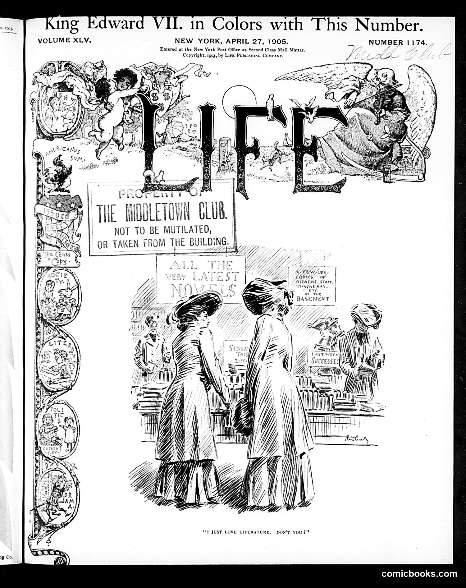 Life — April 27, 1905 — page 1: Life, 1905-04-27