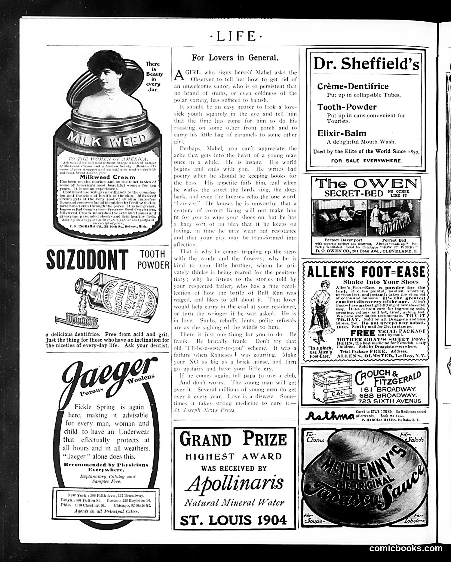 Life — May 4, 1905 — page 10: Life, 1905-05-04