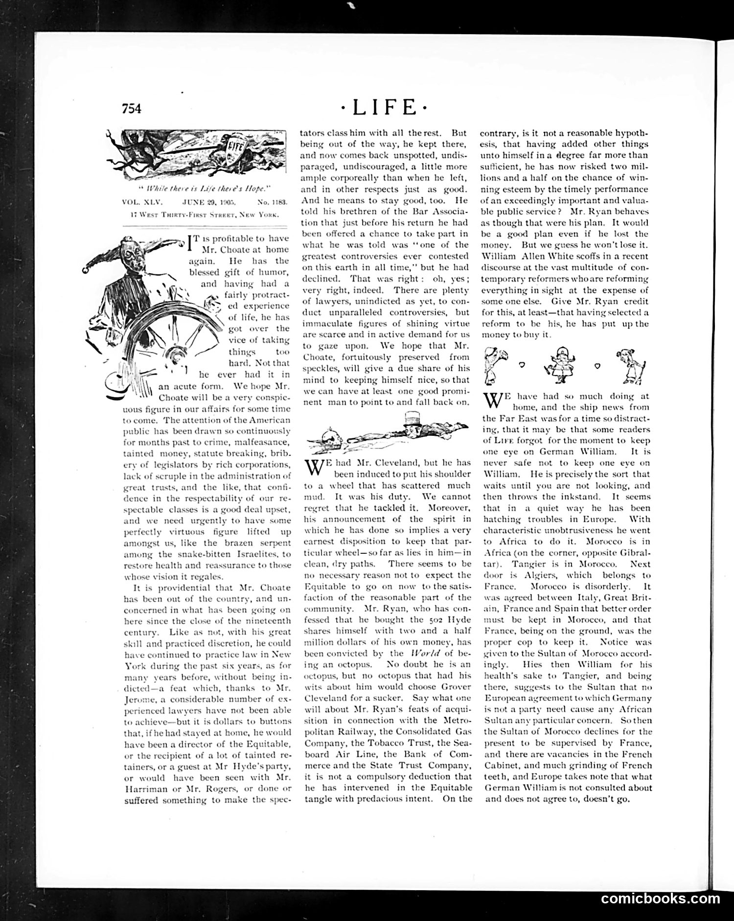 Life — June 29, 1905 — page 6: Life, 1905-06-29
