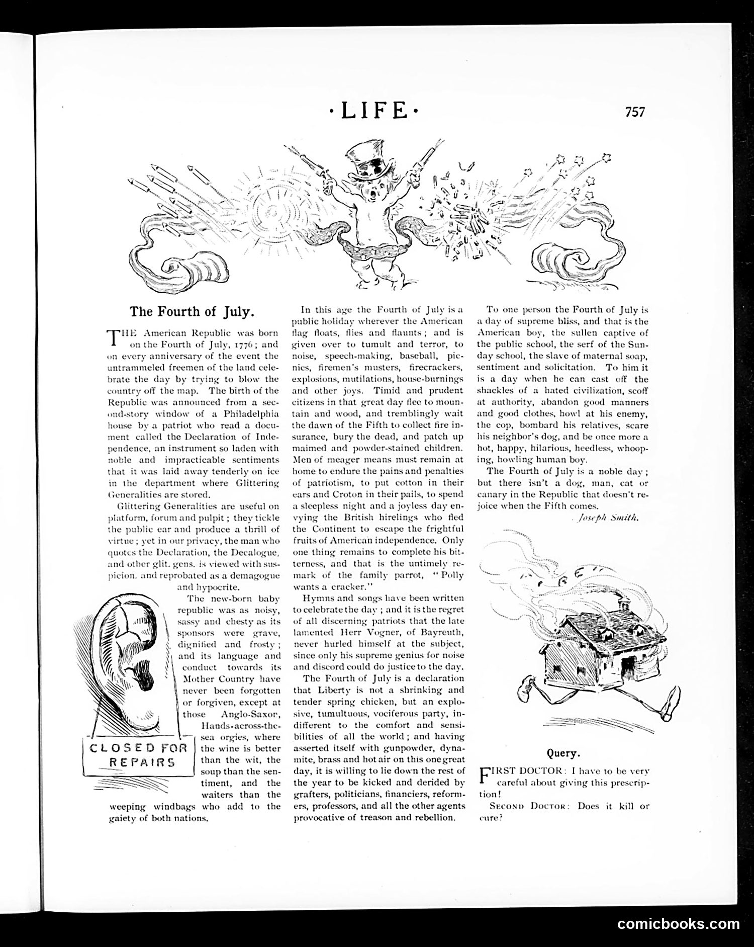 Life — June 29, 1905 — page 9: Life, 1905-06-29