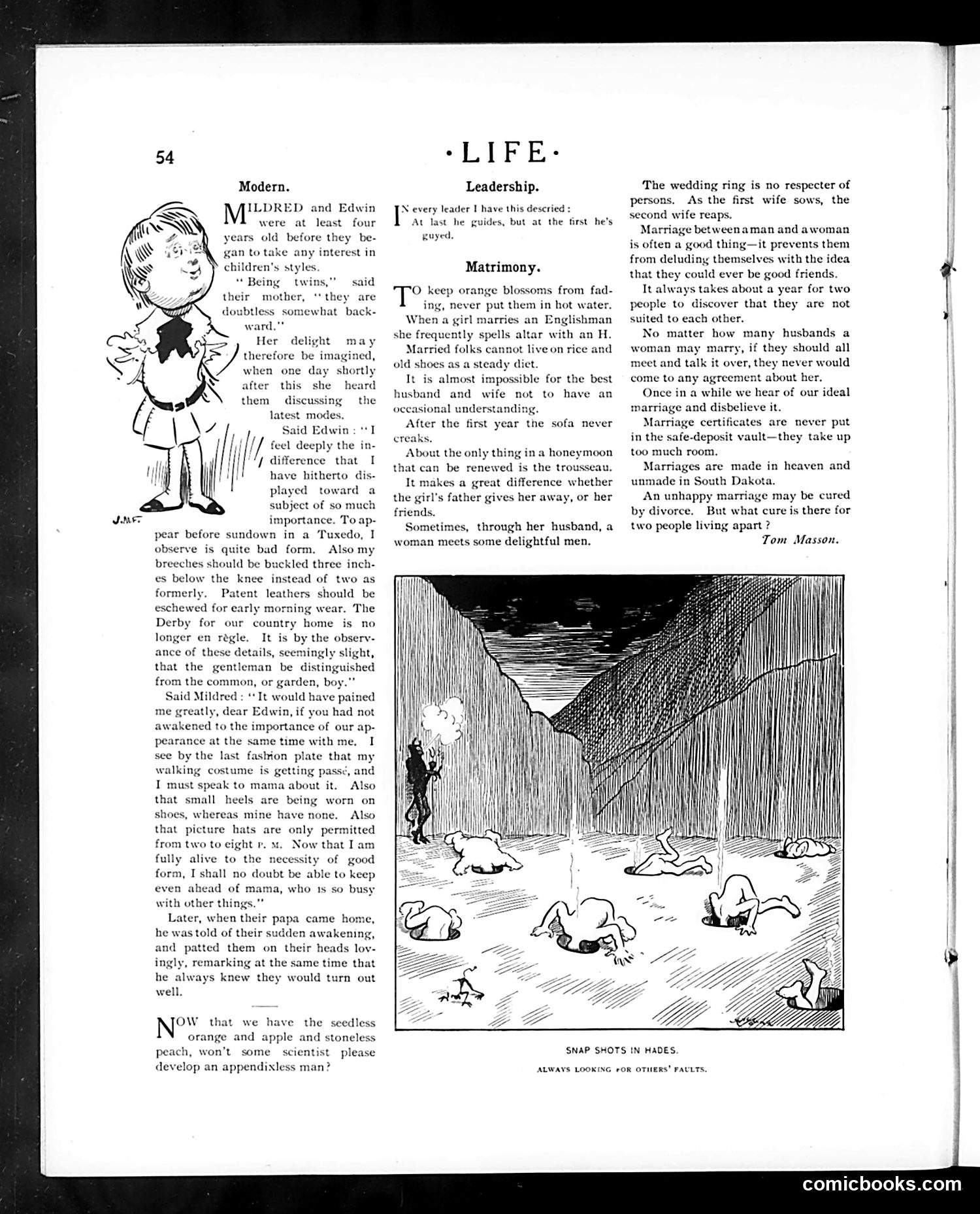 Life — July 13, 1905 — page 10: Life, 1905-07-13