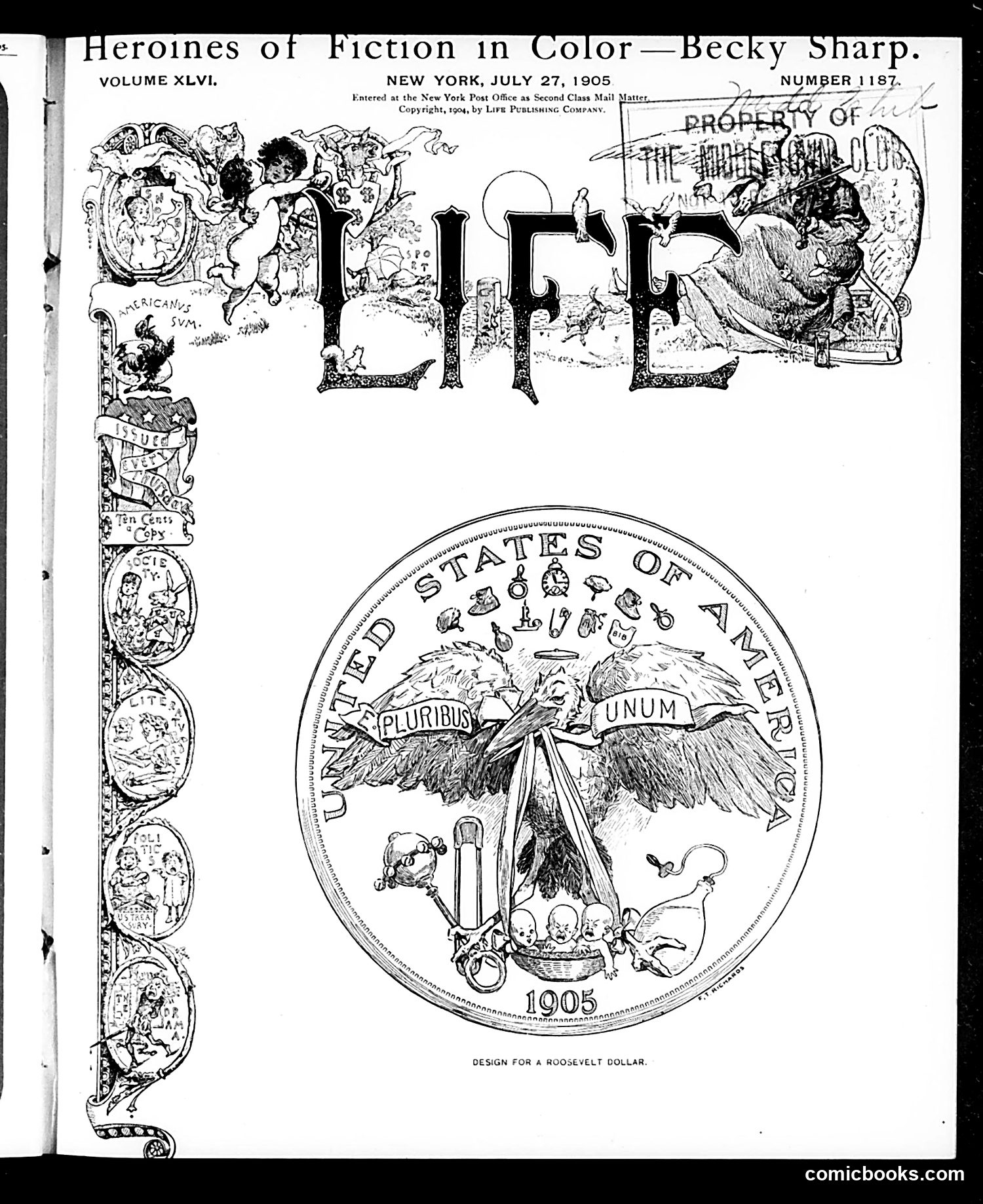 Life — July 27, 1905 — page 1: Life, 1905-07-27