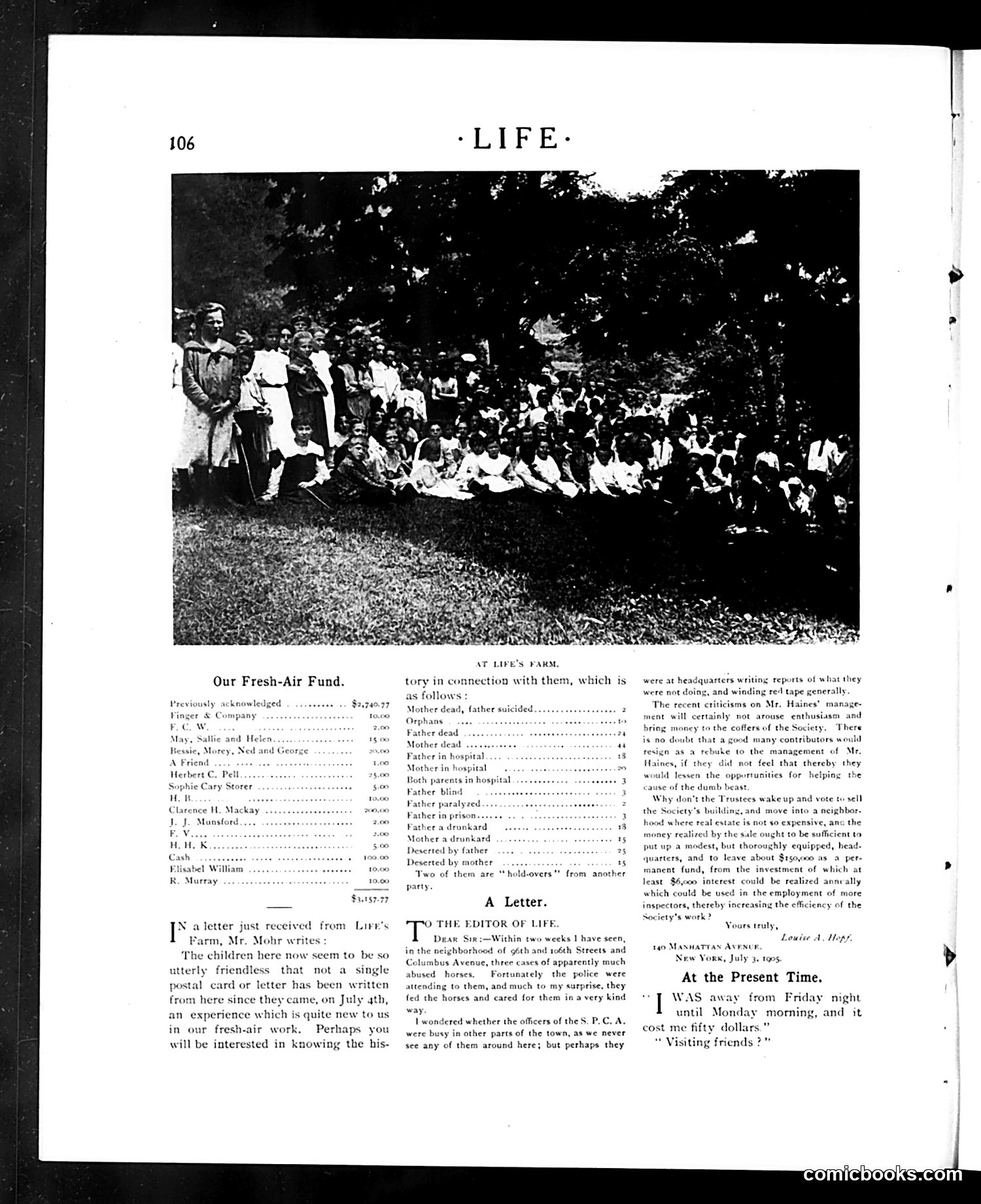 Life — July 27, 1905 — page 6: Life, 1905-07-27