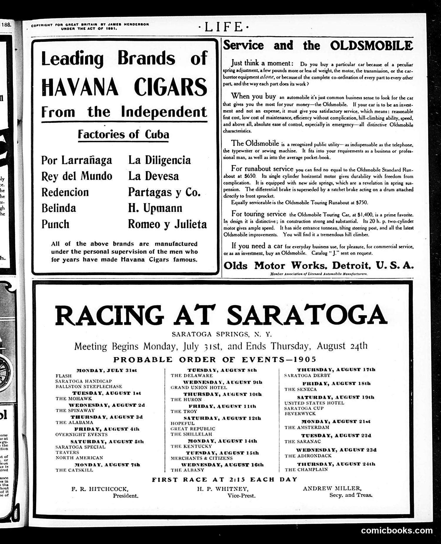 Life — August 3, 1905 — page 3: Life, 1905-08-03