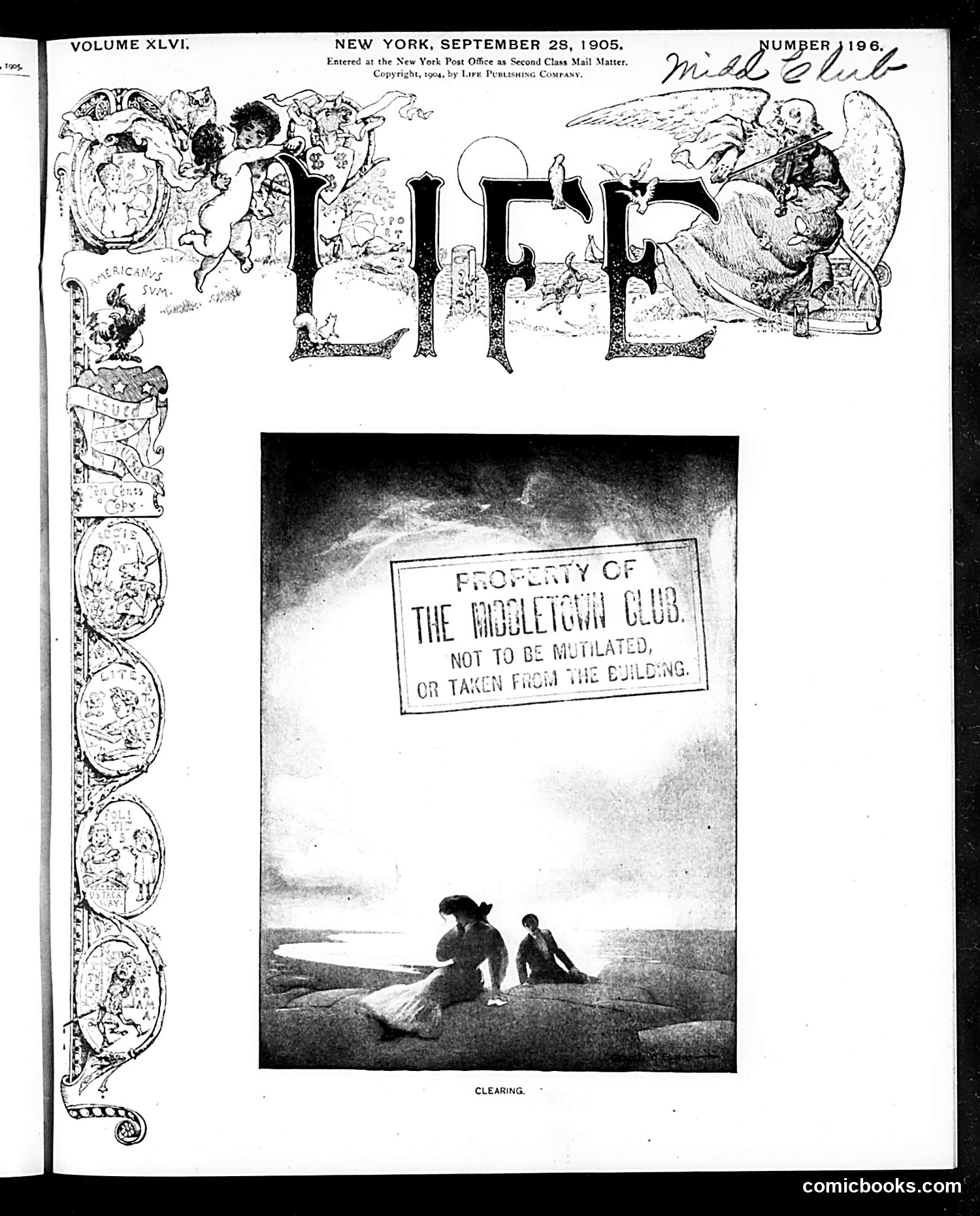 Life — September 28, 1905 — page 1: Life, 1905-09-28