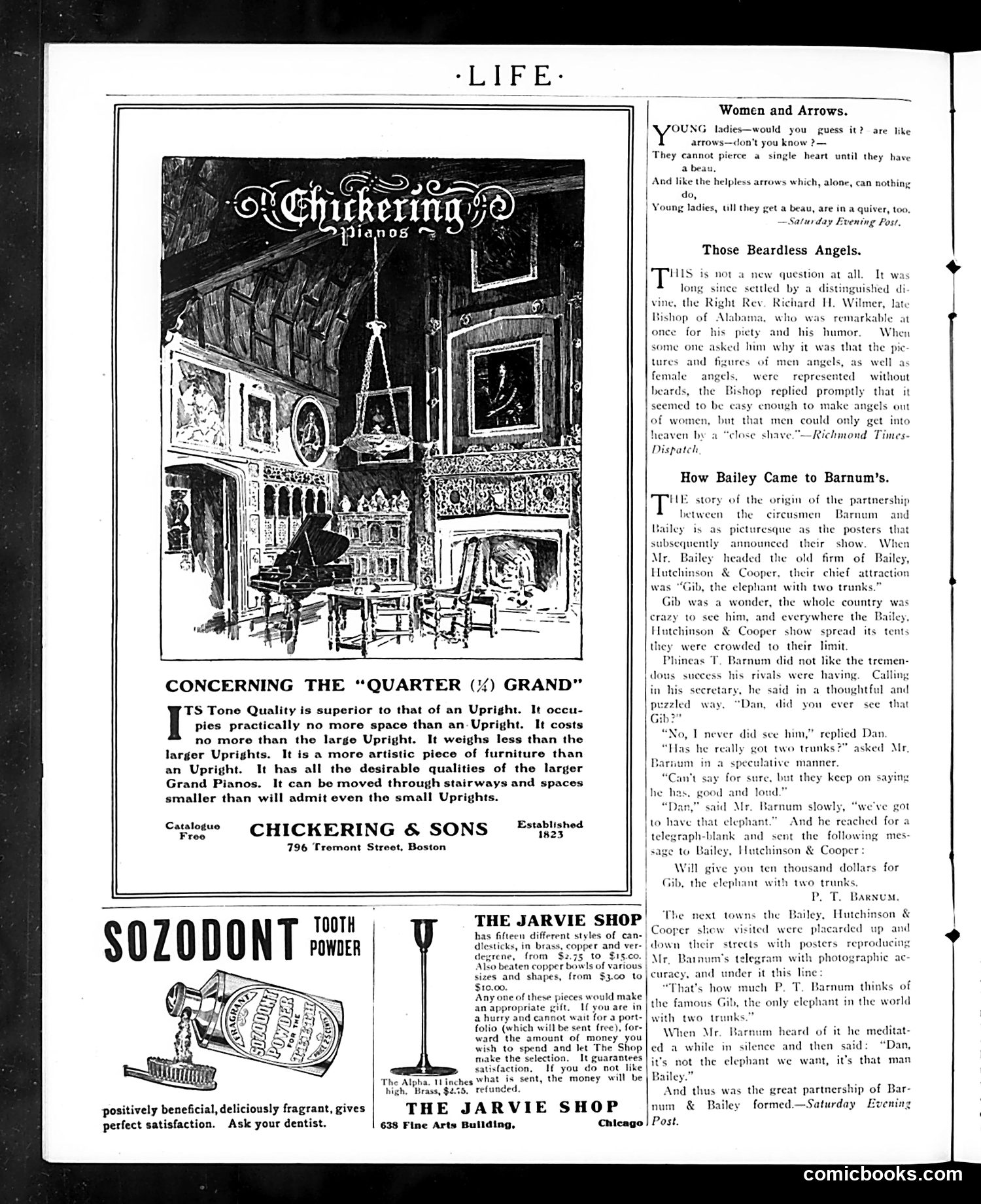 Life — November 2, 1905 — page 12: Life, 1905-11-02