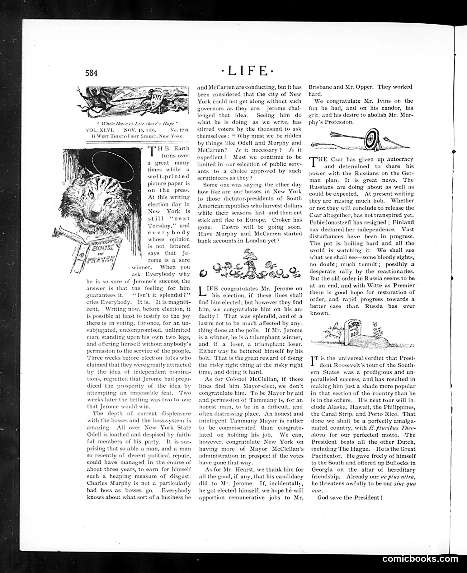 Life — November 16, 1905 — page 10: Life, 1905-11-16