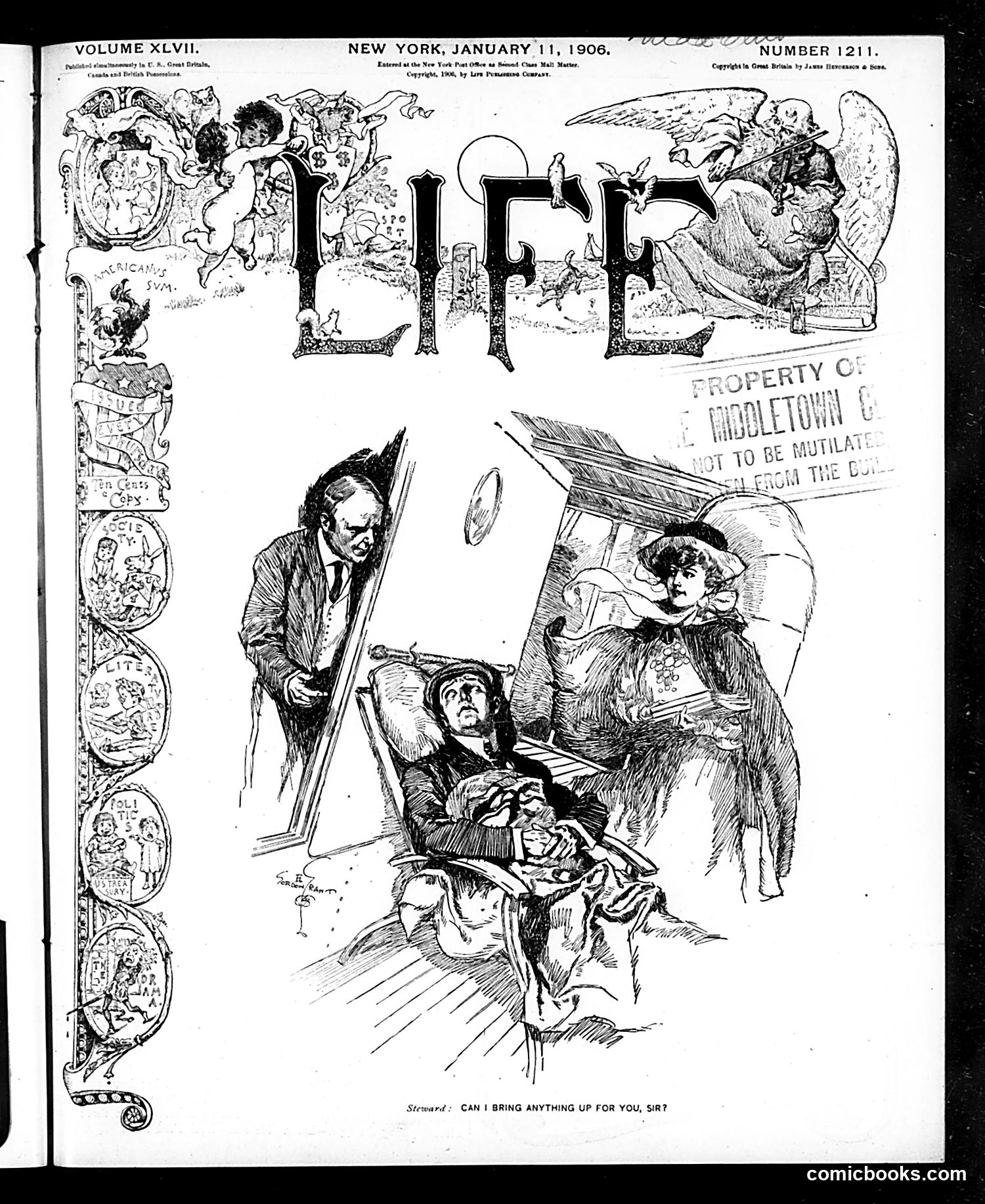 Life — January 11, 1906 — page 1: Life, 1906-01-11
