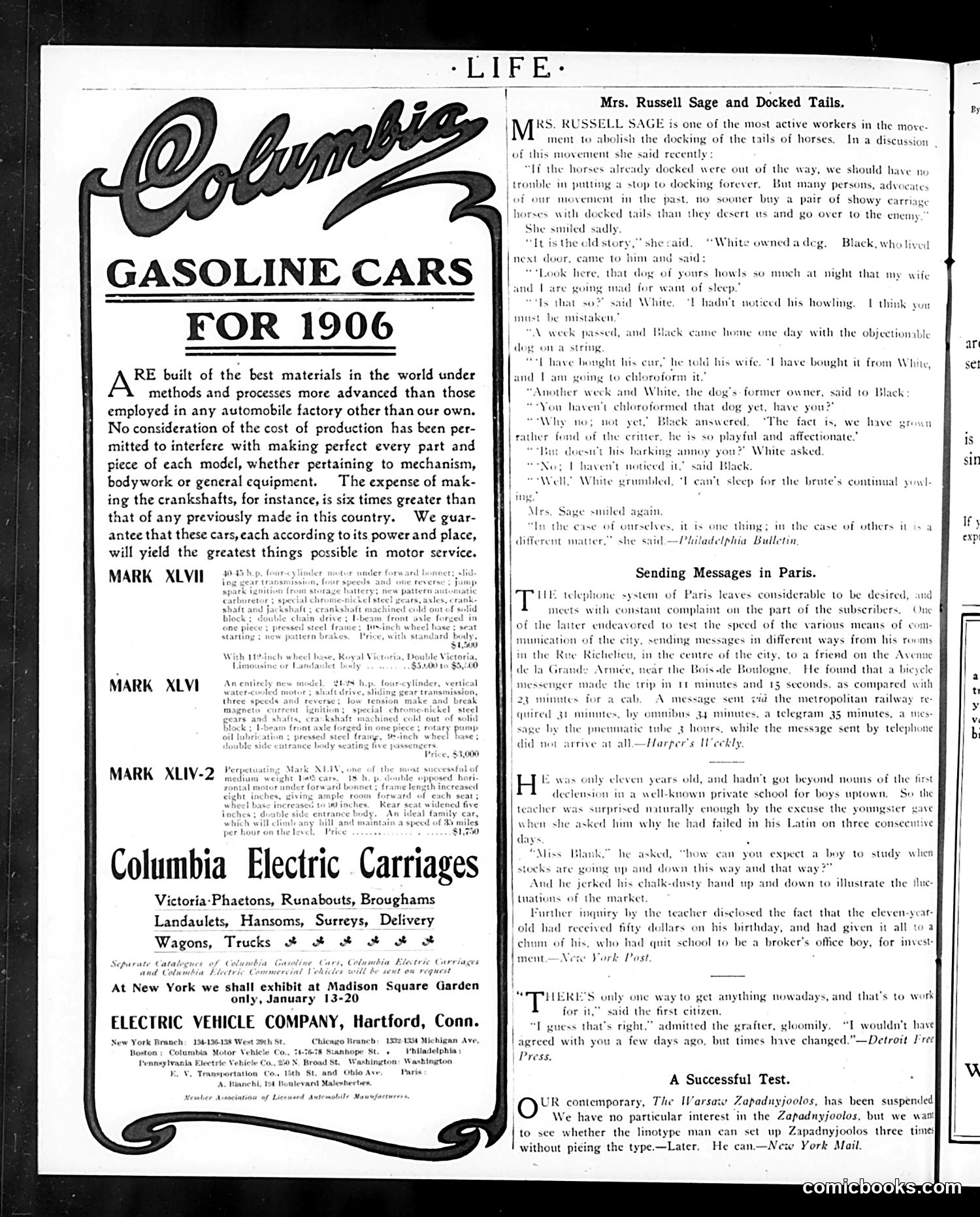 Life — January 11, 1906 — page 2: Life, 1906-01-11