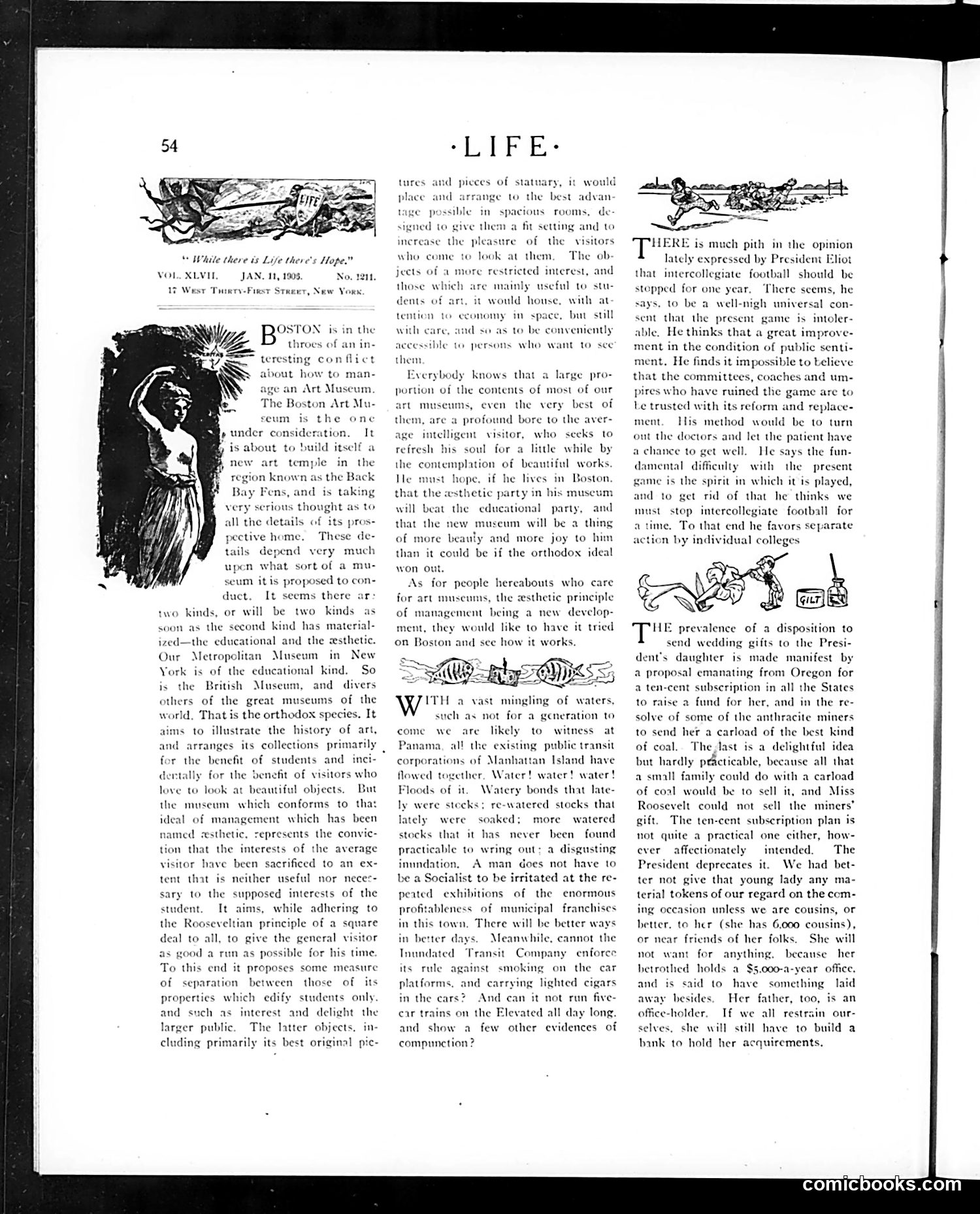 Life — January 11, 1906 — page 6: Life, 1906-01-11