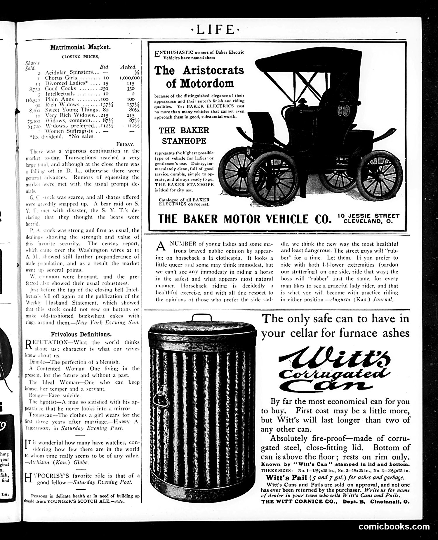Life — January 18, 1906 — page 5: Life, 1906-01-18