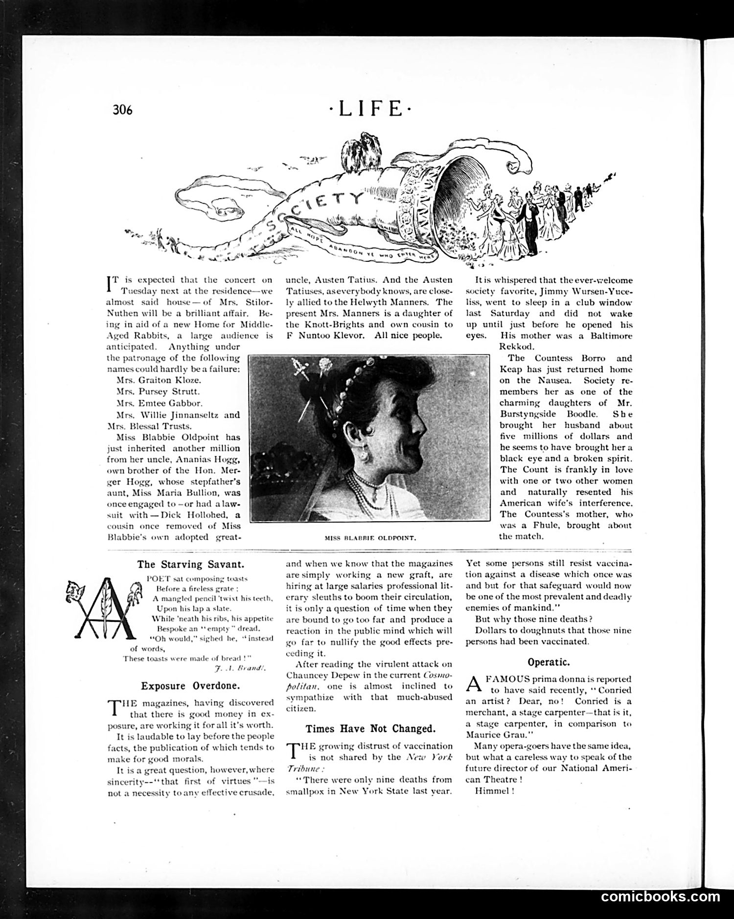 Life — March 8, 1906 — page 6: Life, 1906-03-08