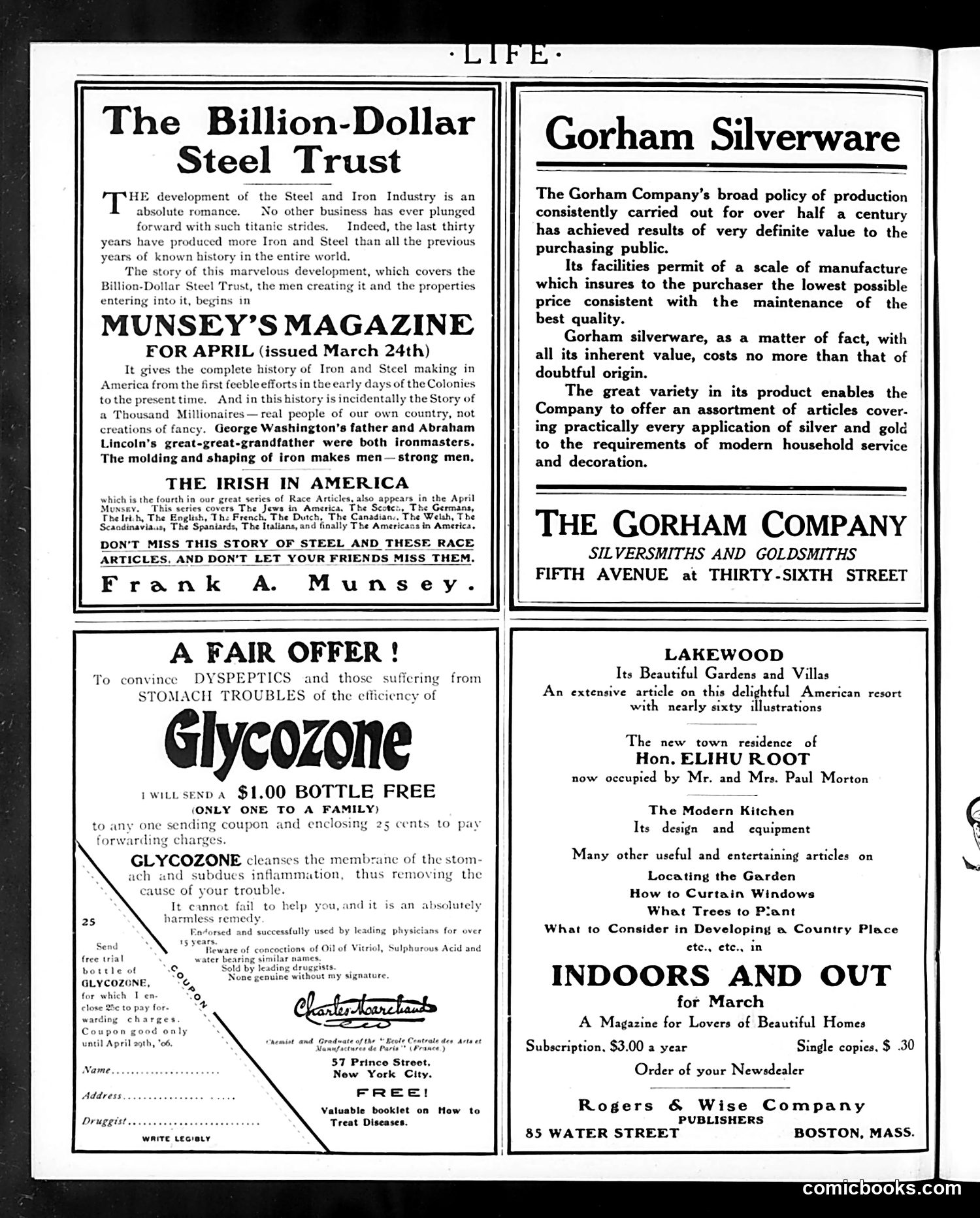 Life — March 29, 1906 — page 4: Life, 1906-03-29