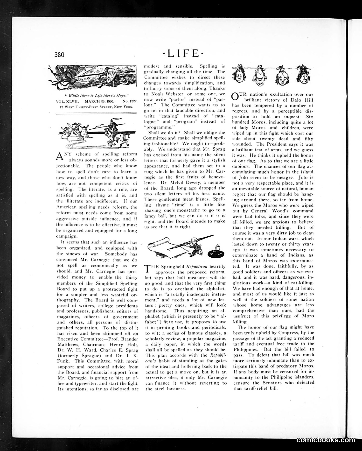 Life — March 29, 1906 — page 6: Life, 1906-03-29