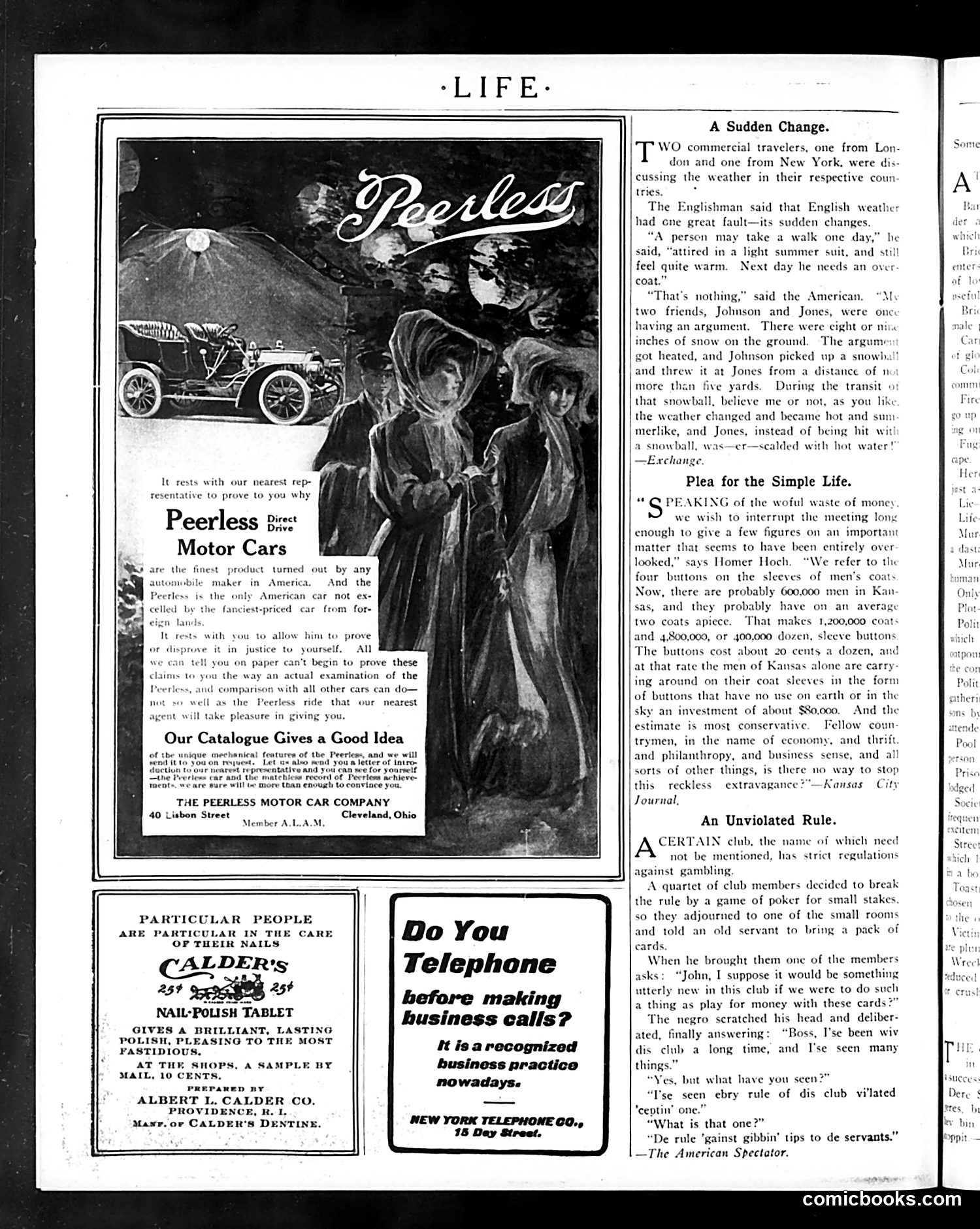 Life — April 5, 1906 — page 4: Life, 1906-04-05