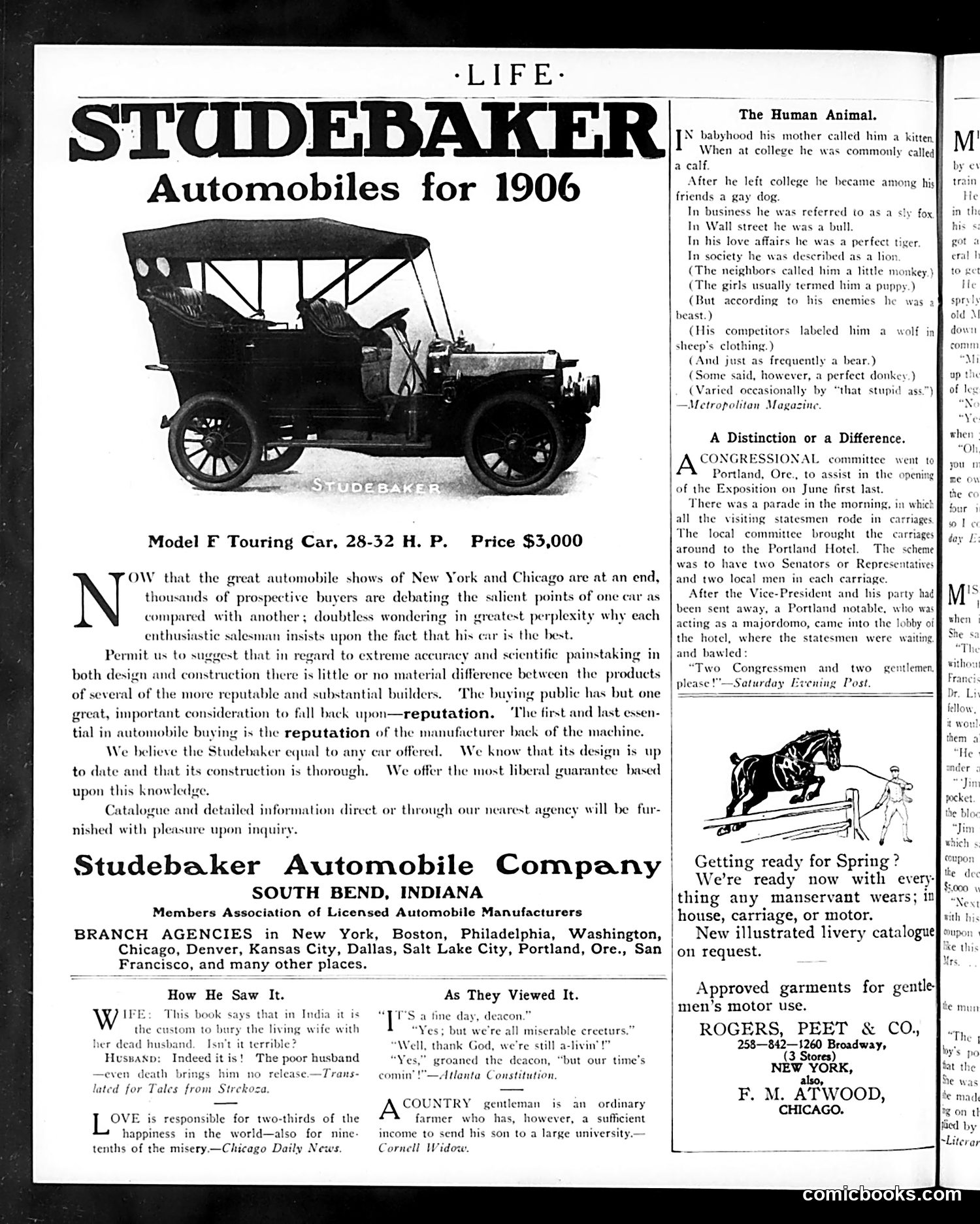 Life — April 5, 1906 — page 6: Life, 1906-04-05
