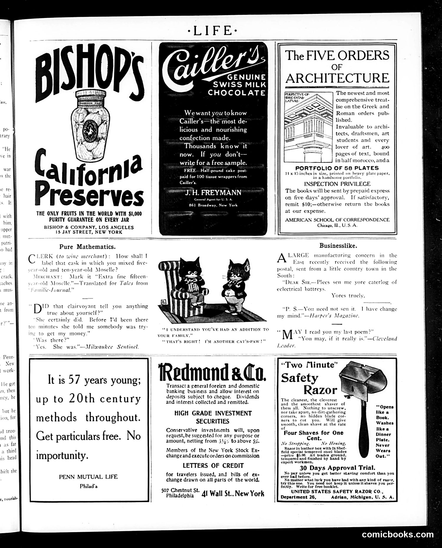 Life — April 5, 1906 — page 13: Life, 1906-04-05