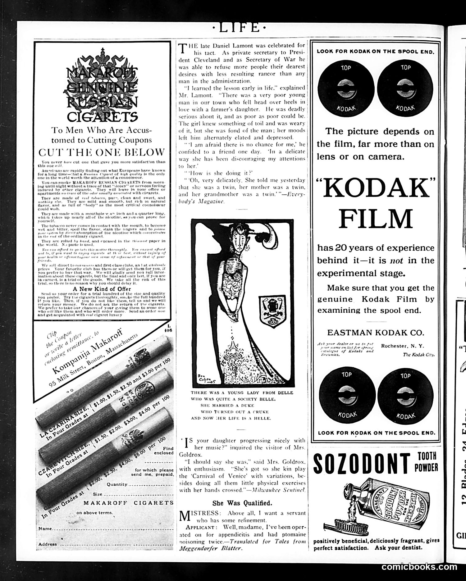 Life — April 5, 1906 — page 14: Life, 1906-04-05