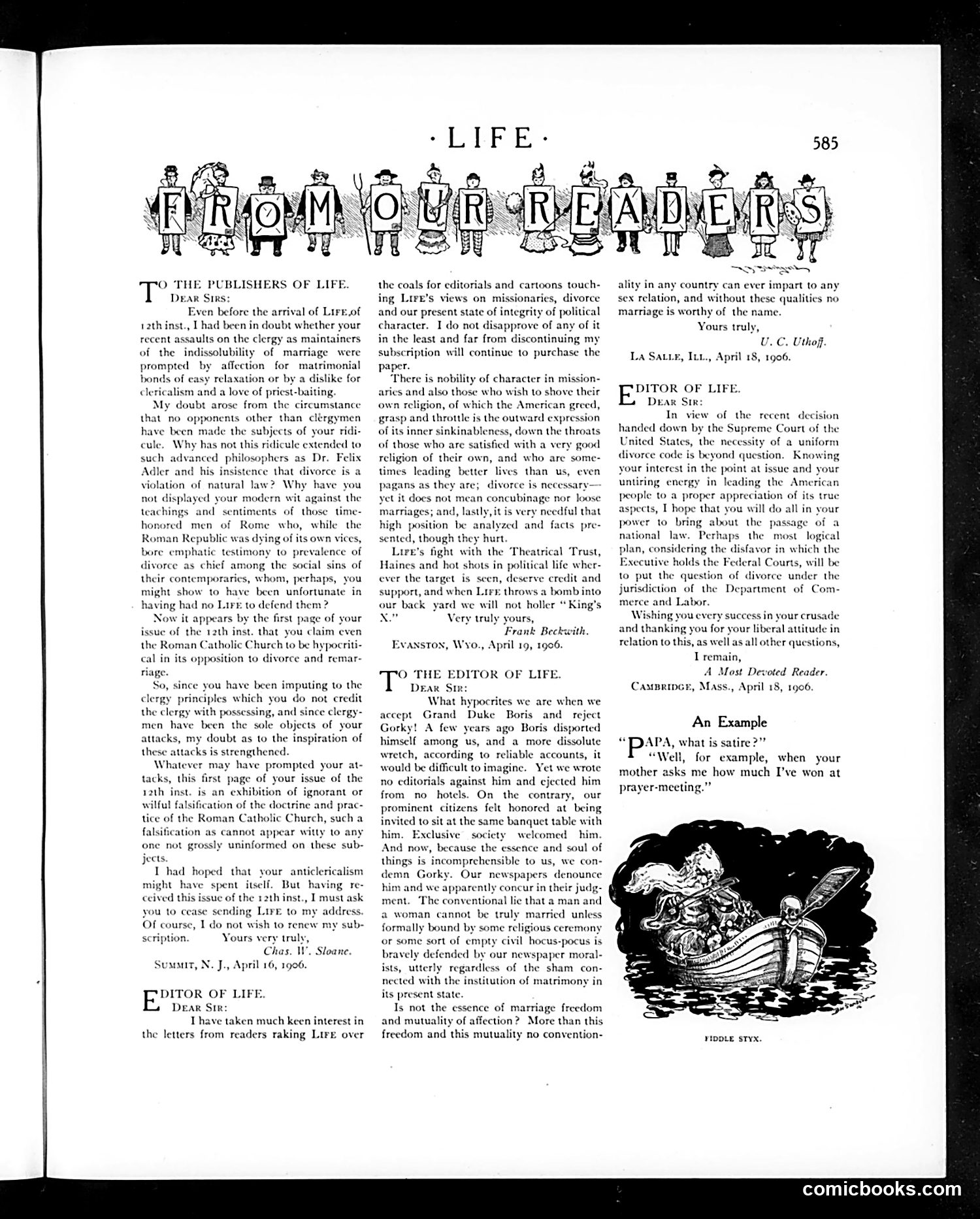 Life — May 10, 1906 — page 9: Life, 1906-05-10