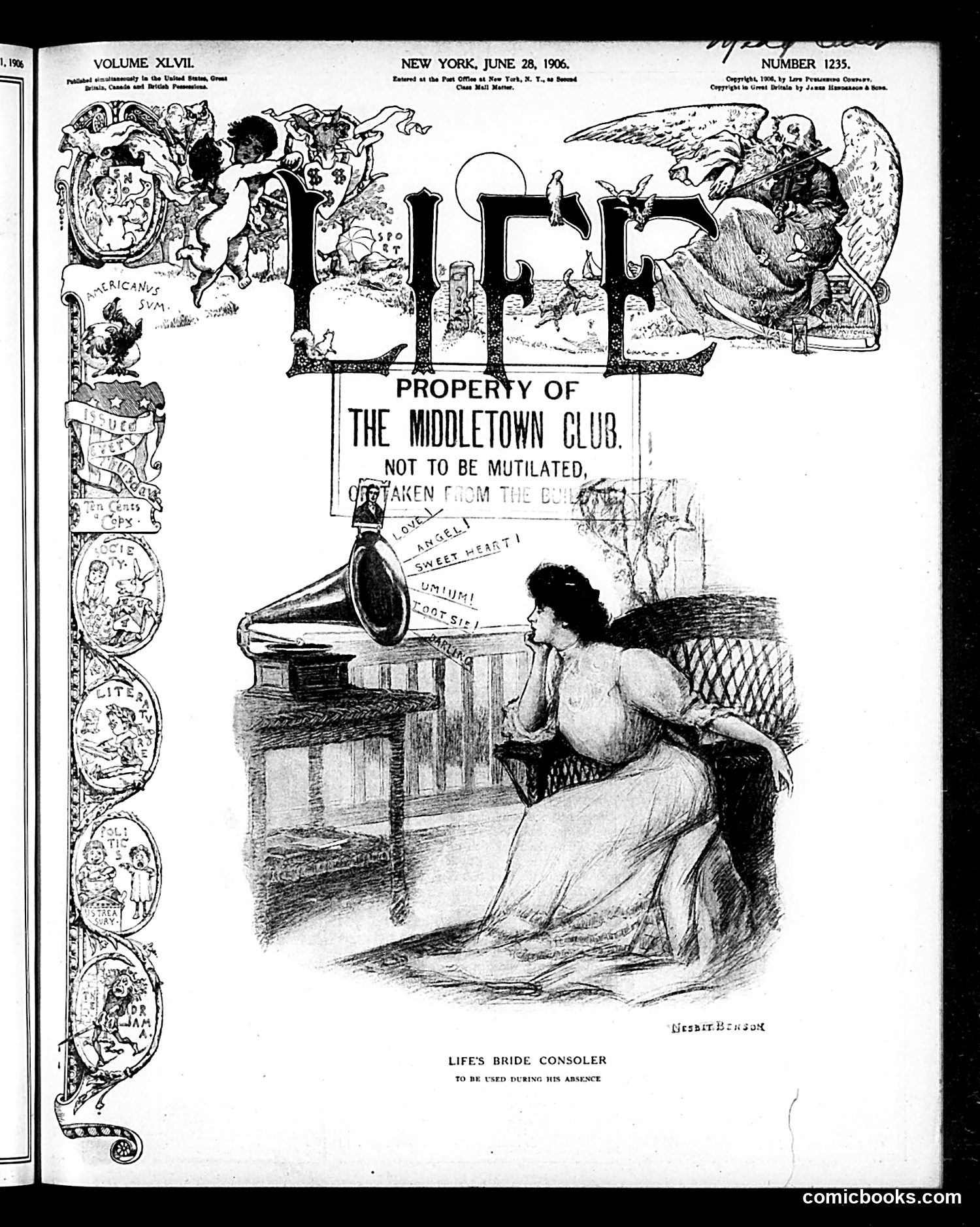 Life — June 28, 1906 — page 1: Life, 1906-06-28