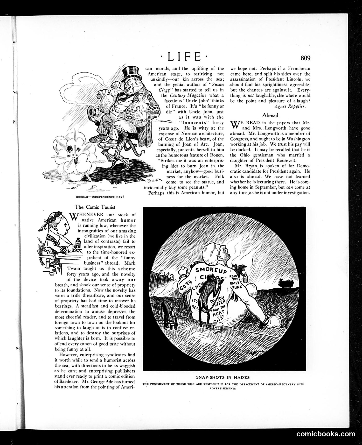 Life — July 5, 1906 — page 13: Life, 1906-07-05