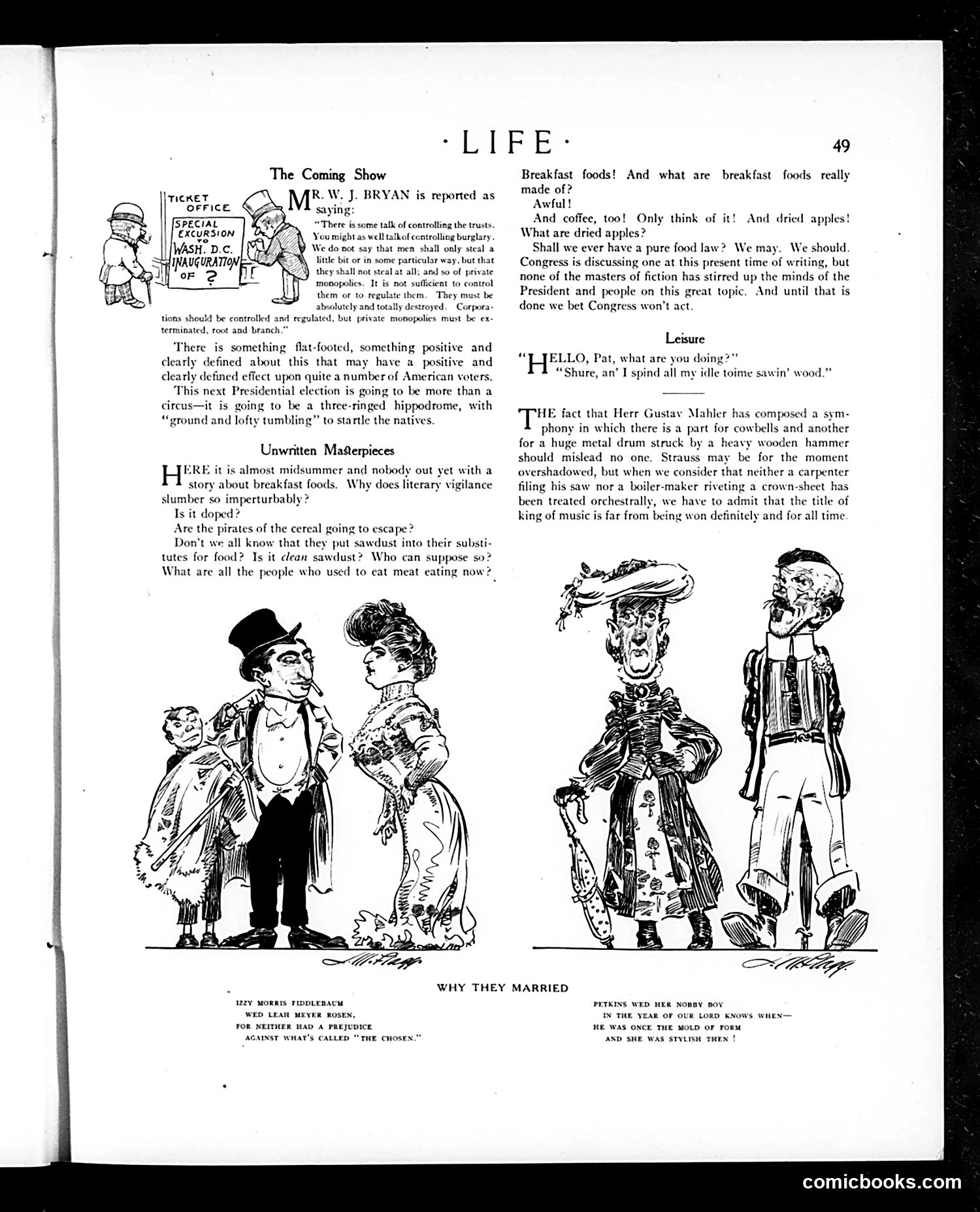 Life — July 12, 1906 — page 9: Life, 1906-07-12
