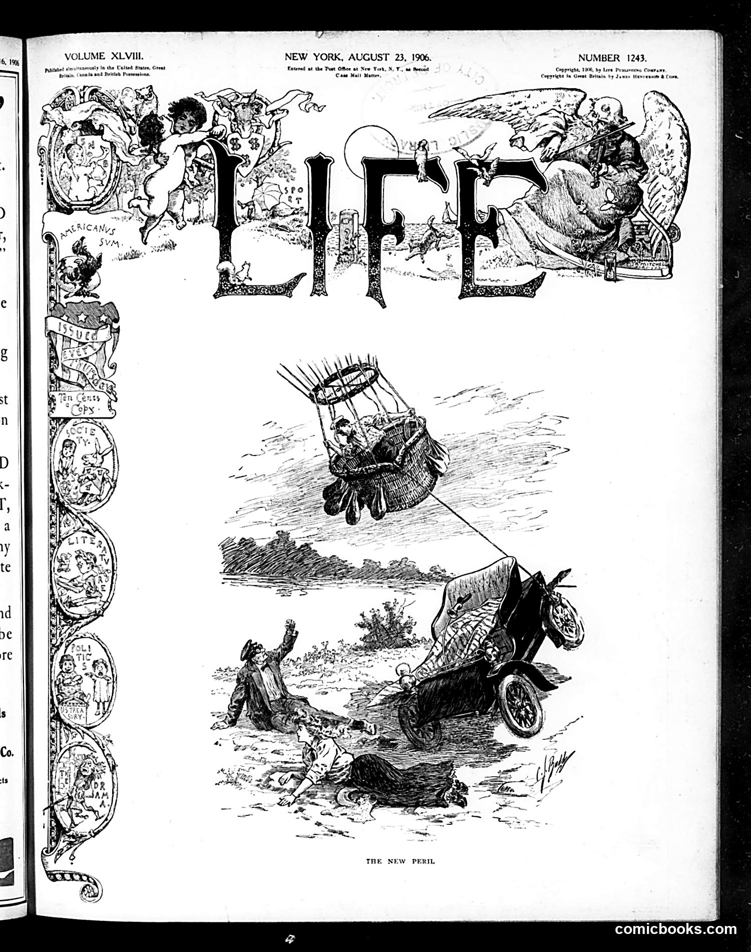 Life — August 23, 1906 — page 1: Life, 1906-08-23