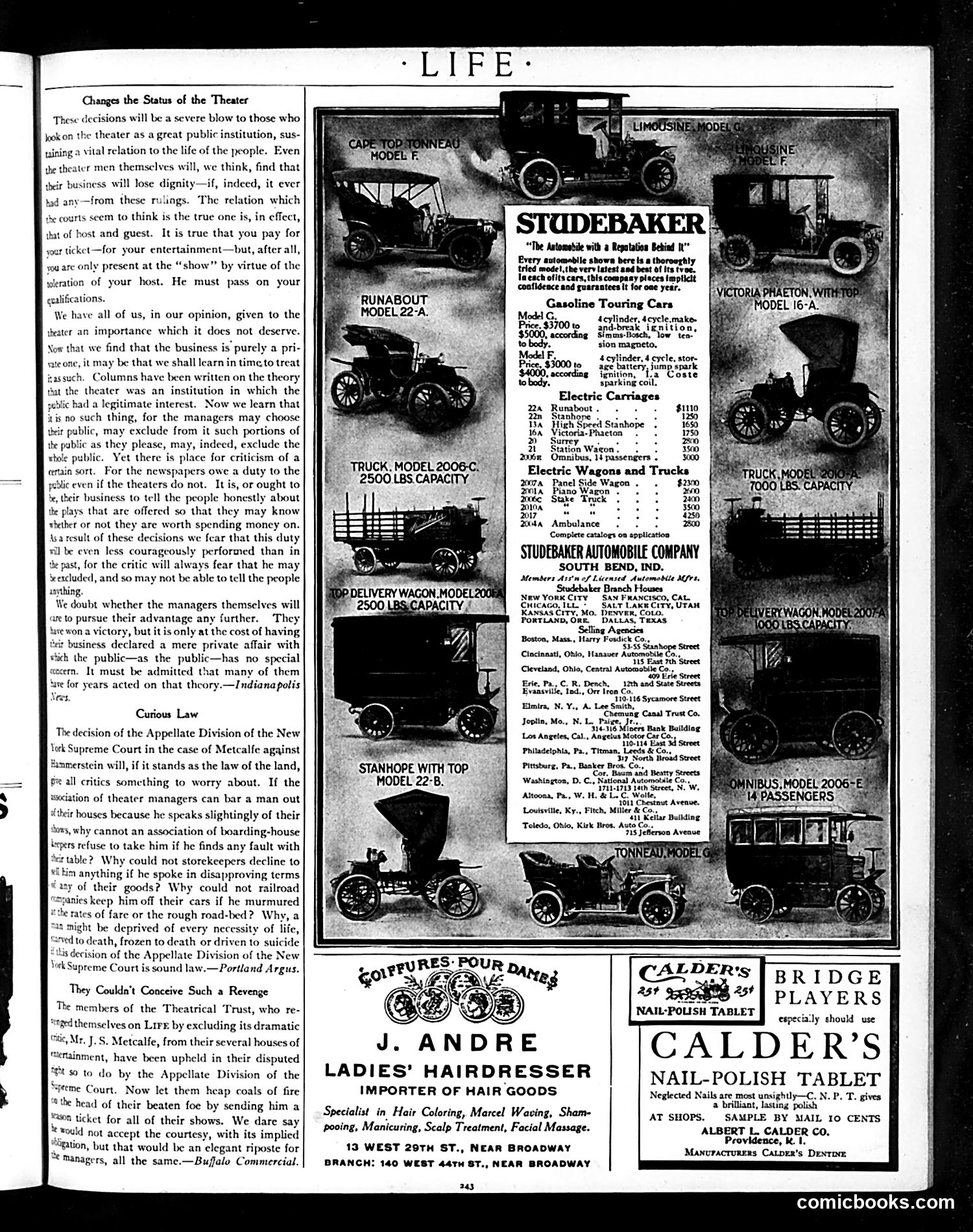 Life — September 6, 1906 — page 7: Life, 1906-09-06