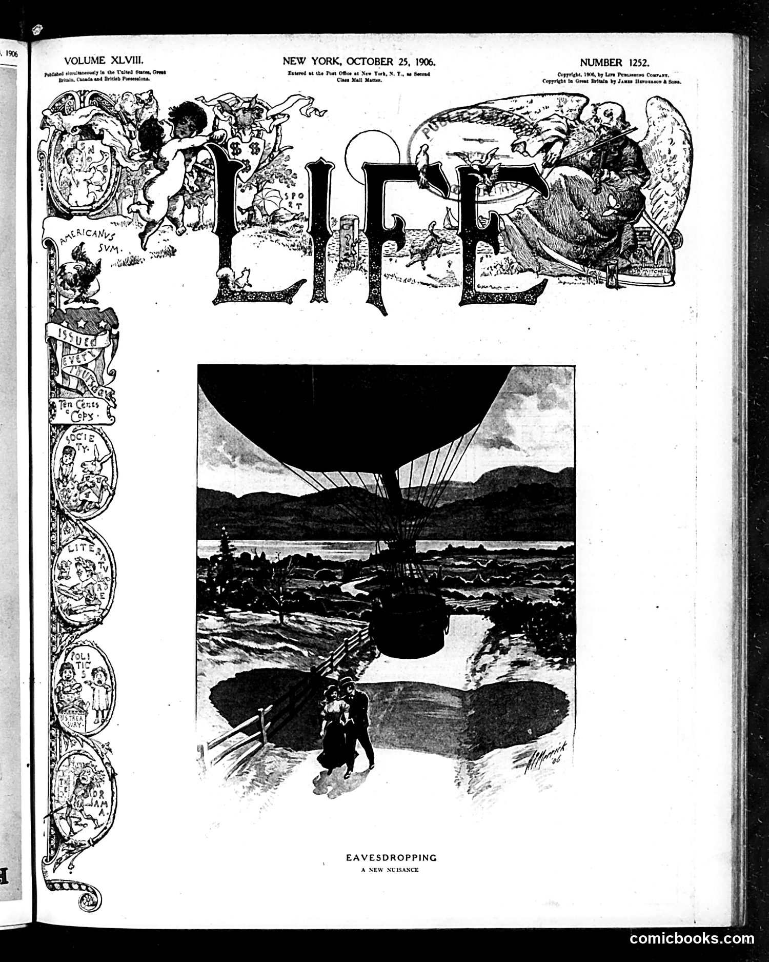 Life — October 25, 1906 — page 1: Life, 1906-10-25