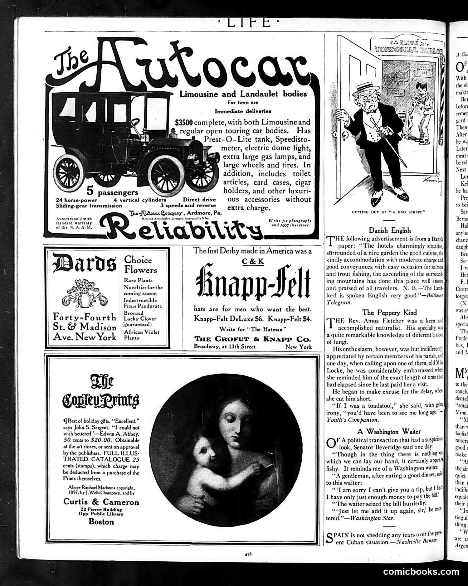 Life — November 1, 1906 — page 6: Life, 1906-11-01