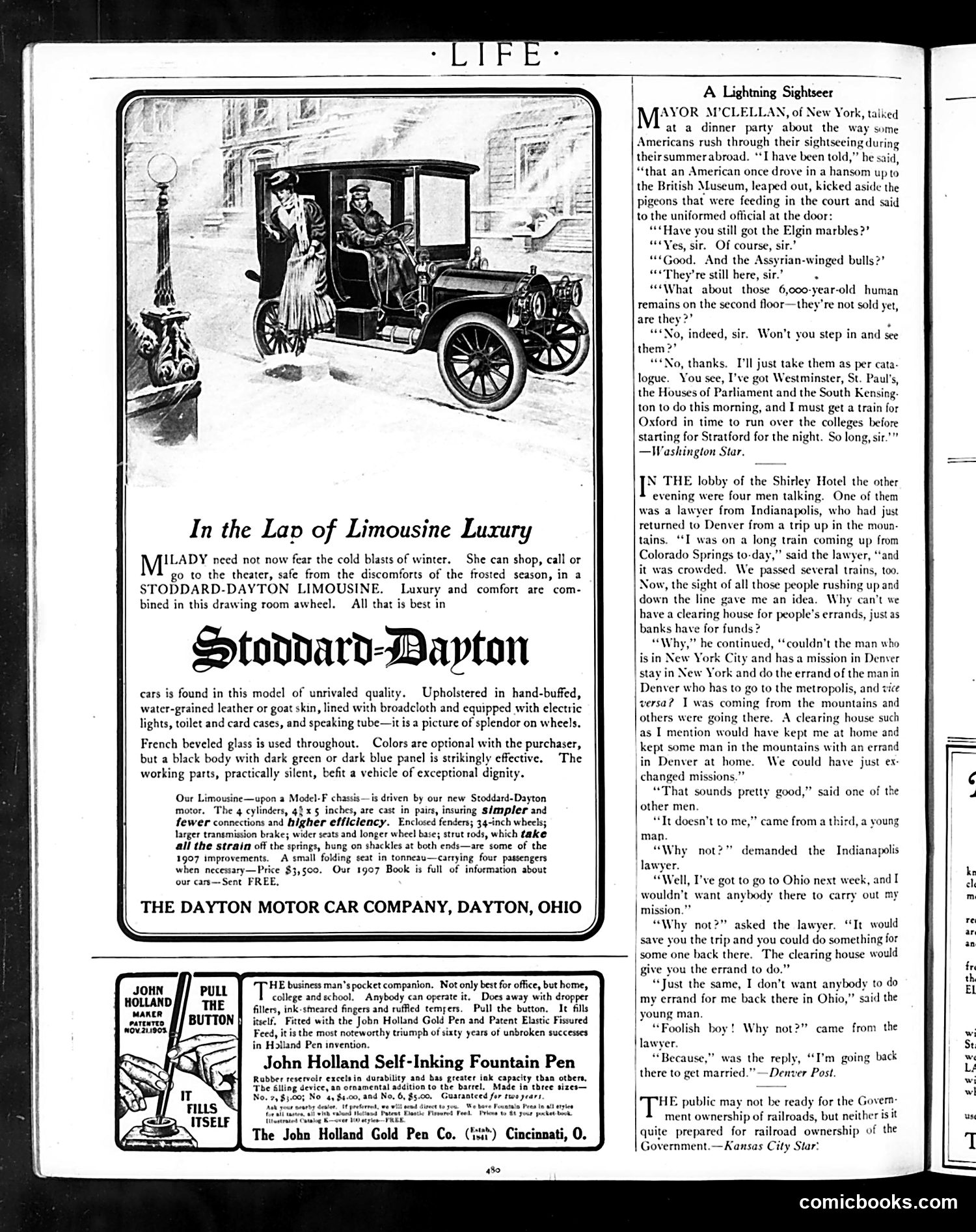 Life — November 1, 1906 — page 8: Life, 1906-11-01