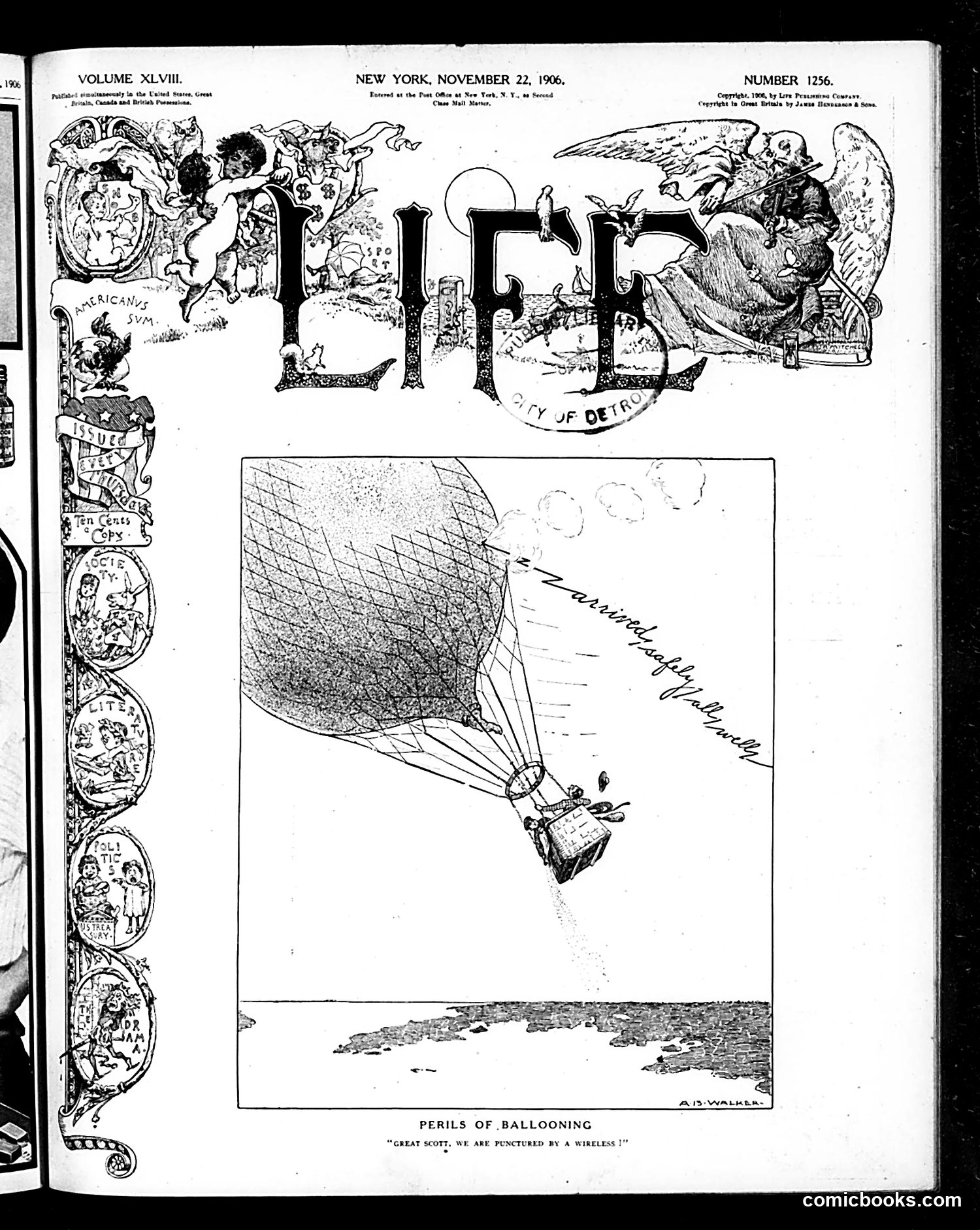Life — November 22, 1906 — page 1: Life, 1906-11-22