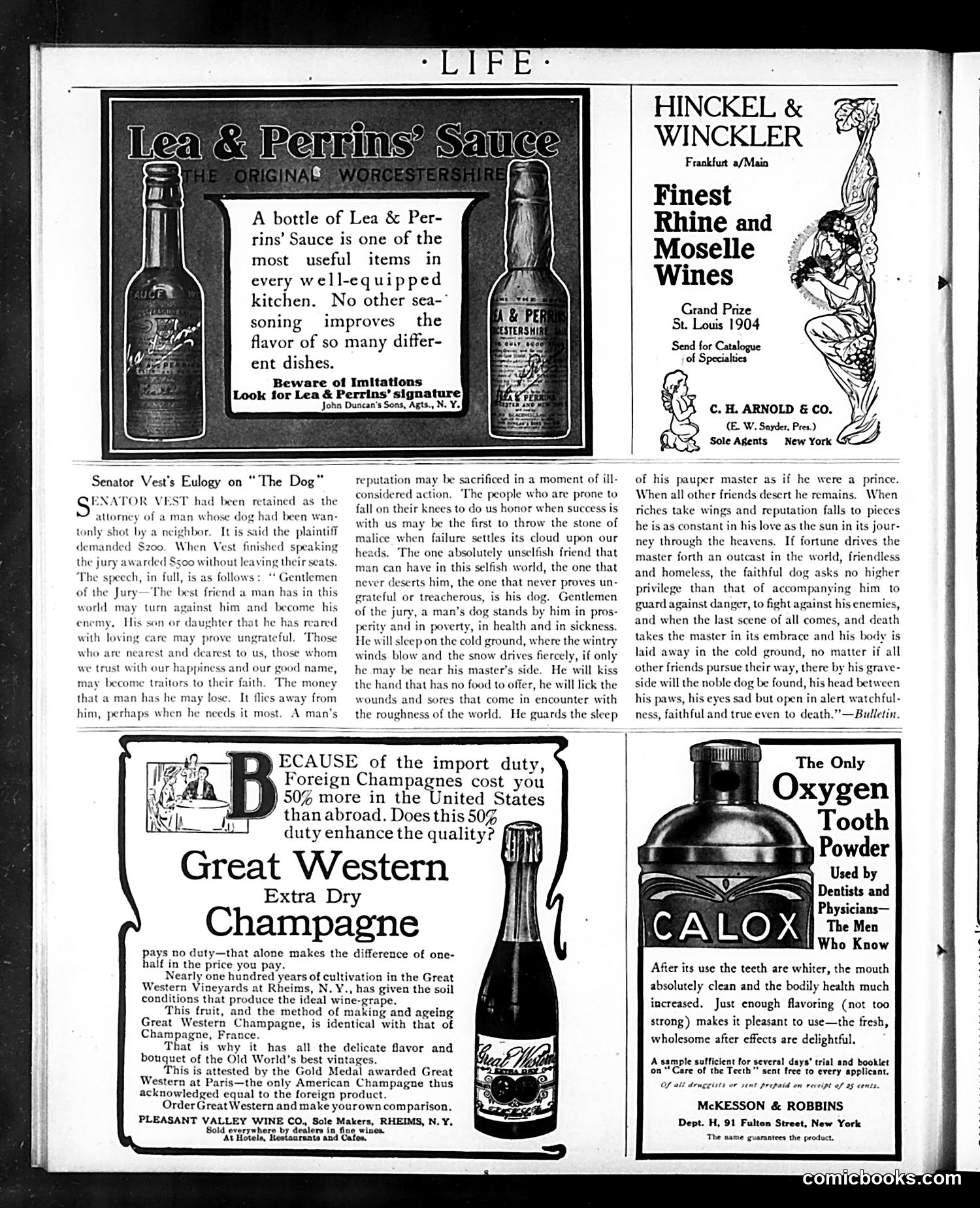 Life — January 3, 1907 — page 8: Life, 1907-01-03