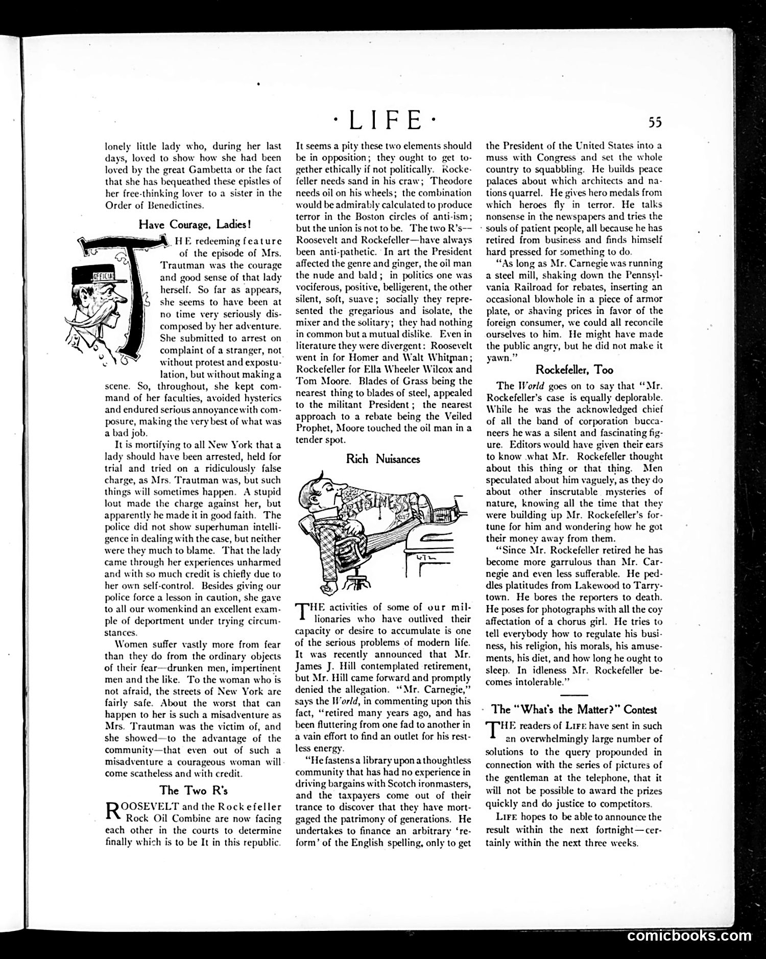 Life — January 10, 1907 — page 11: Life, 1907-01-10