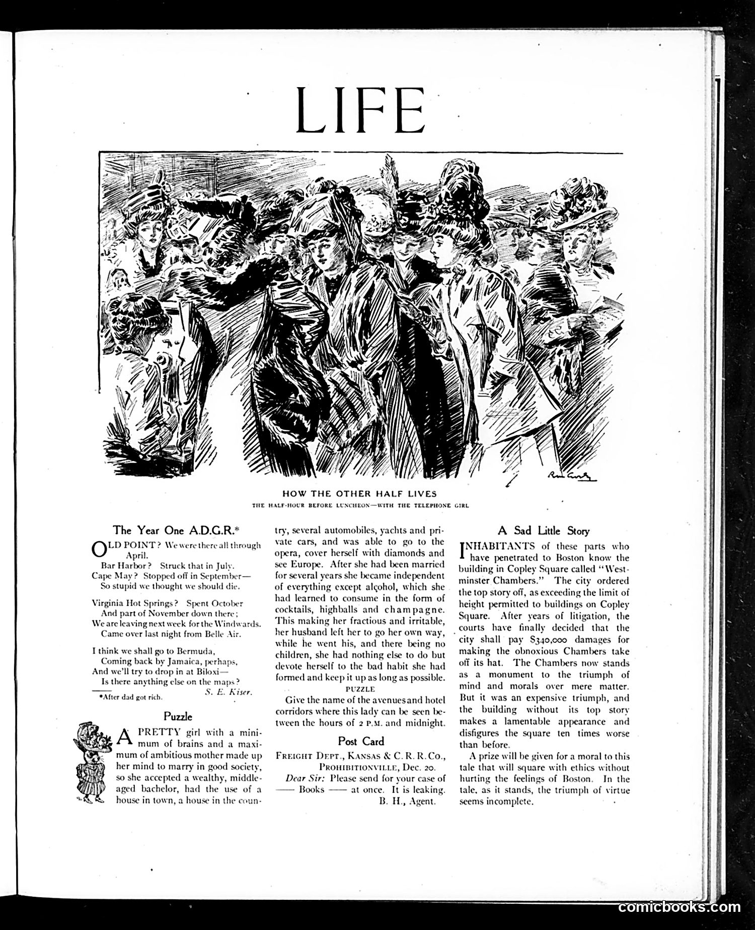 Life — January 24, 1907 — page 5: Life, 1907-01-24