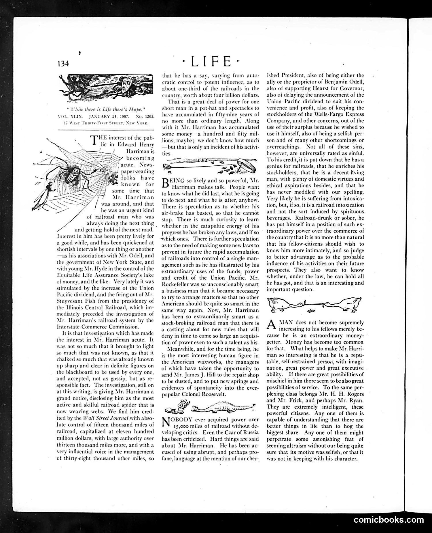 Life — January 24, 1907 — page 6: Life, 1907-01-24