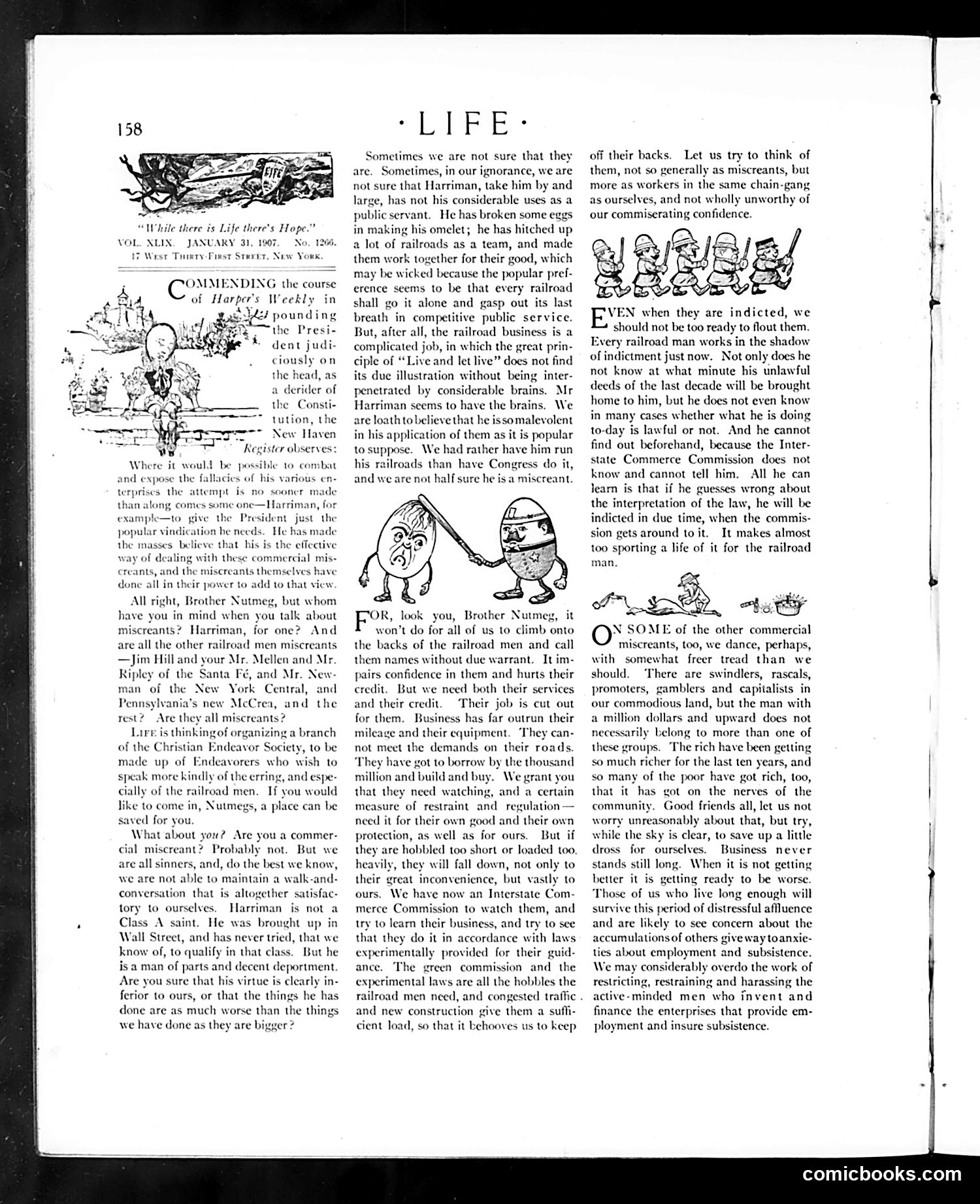 Life — January 31, 1907 — page 6: Life, 1907-01-31