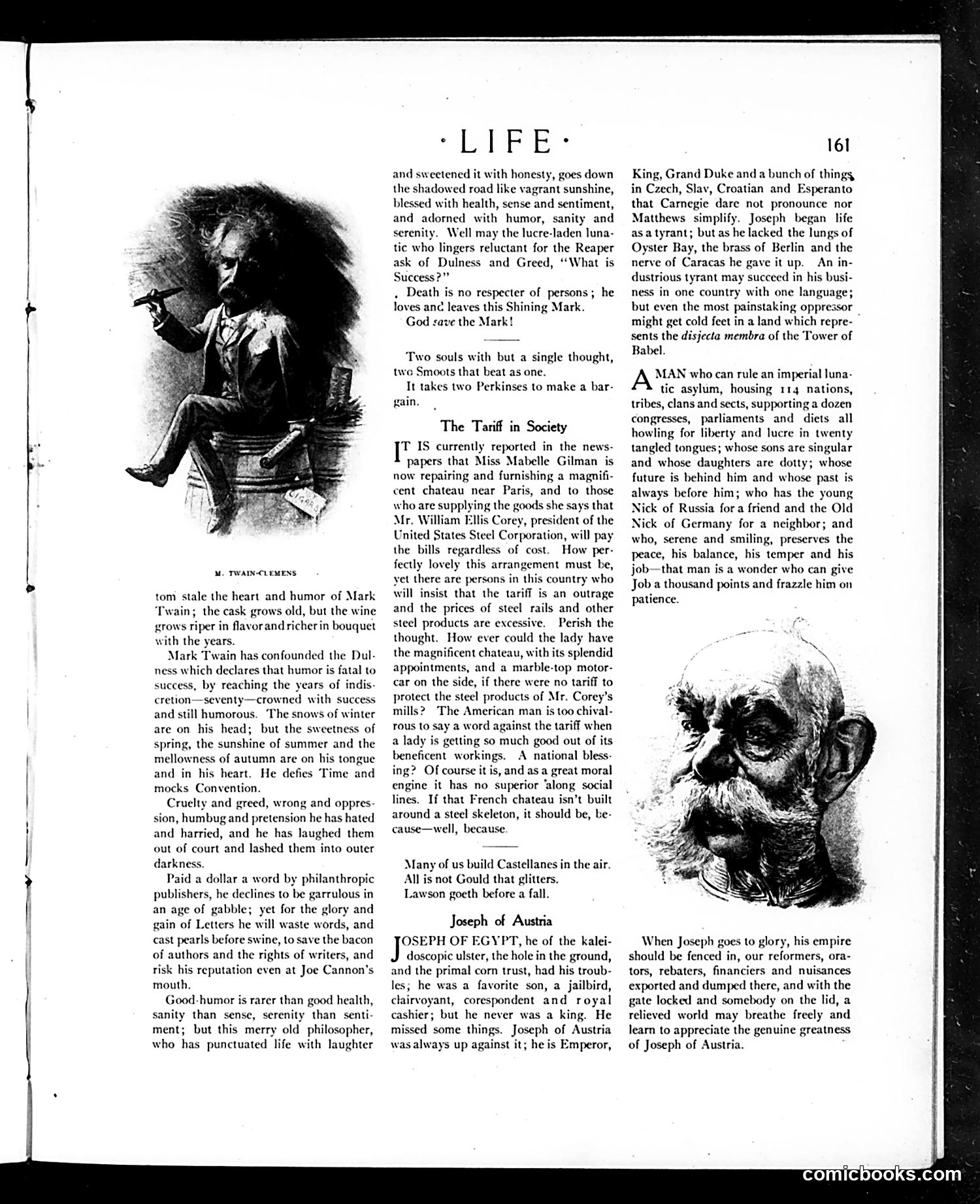 Life — January 31, 1907 — page 9: Life, 1907-01-31