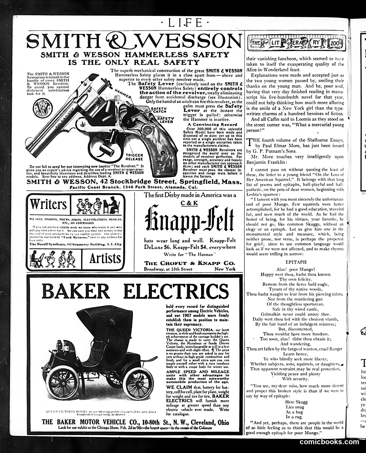 Life — February 7, 1907 — page 10: Life, 1907-02-07