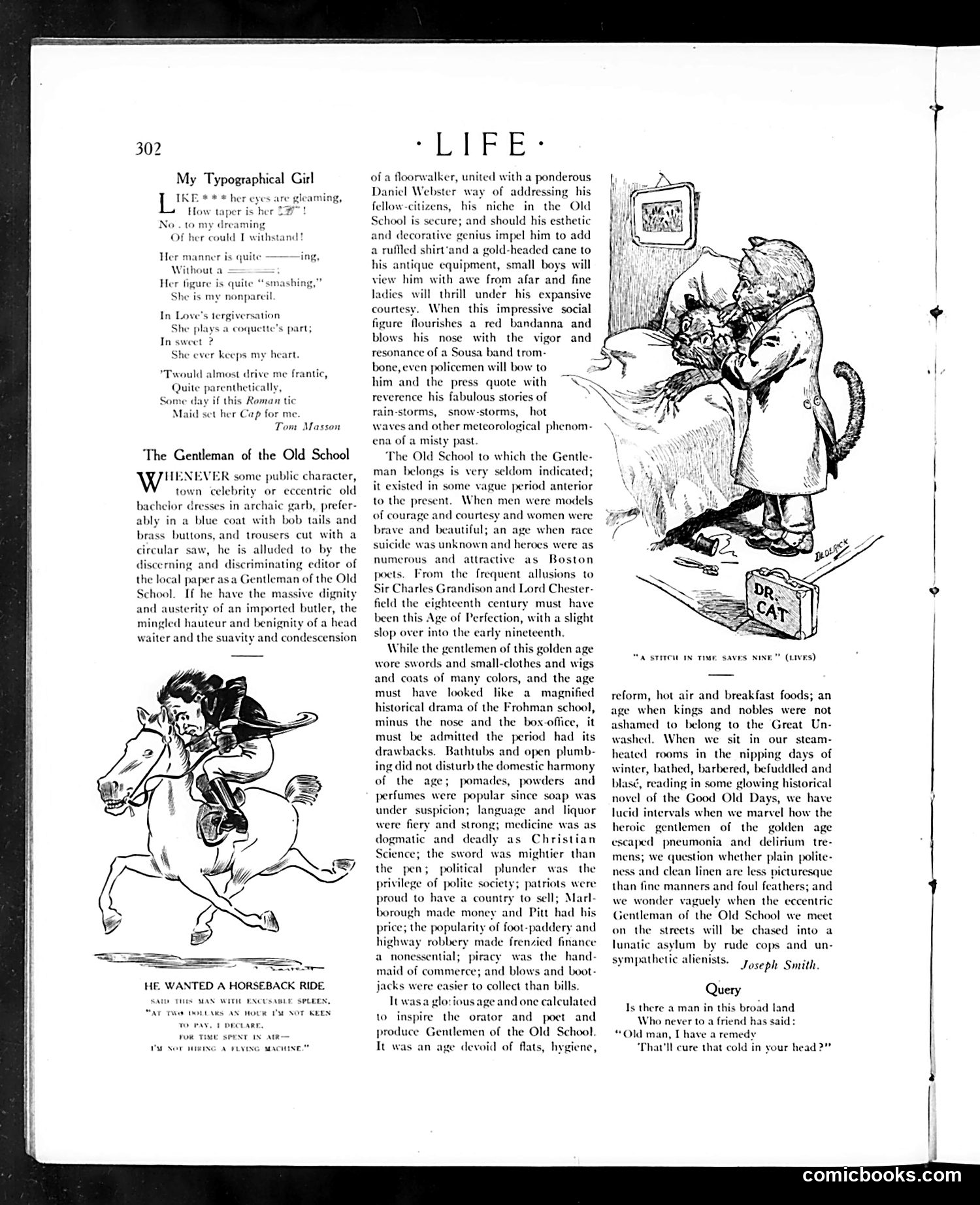 Life — February 28, 1907 — page 10: Life, 1907-02-28