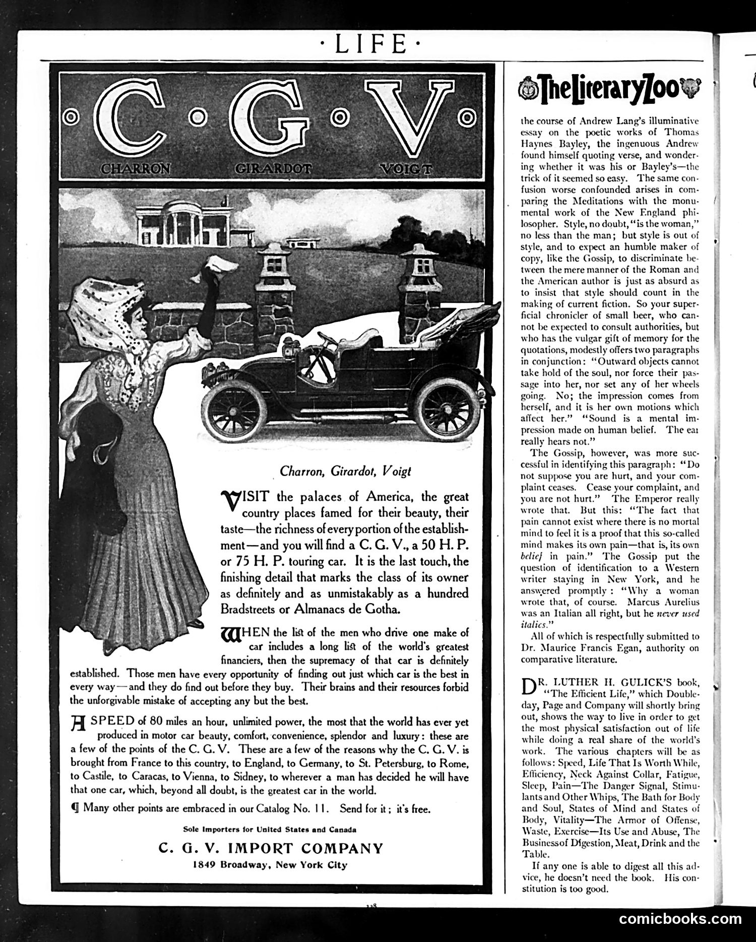 Life — March 7, 1907 — page 8: Life, 1907-03-07