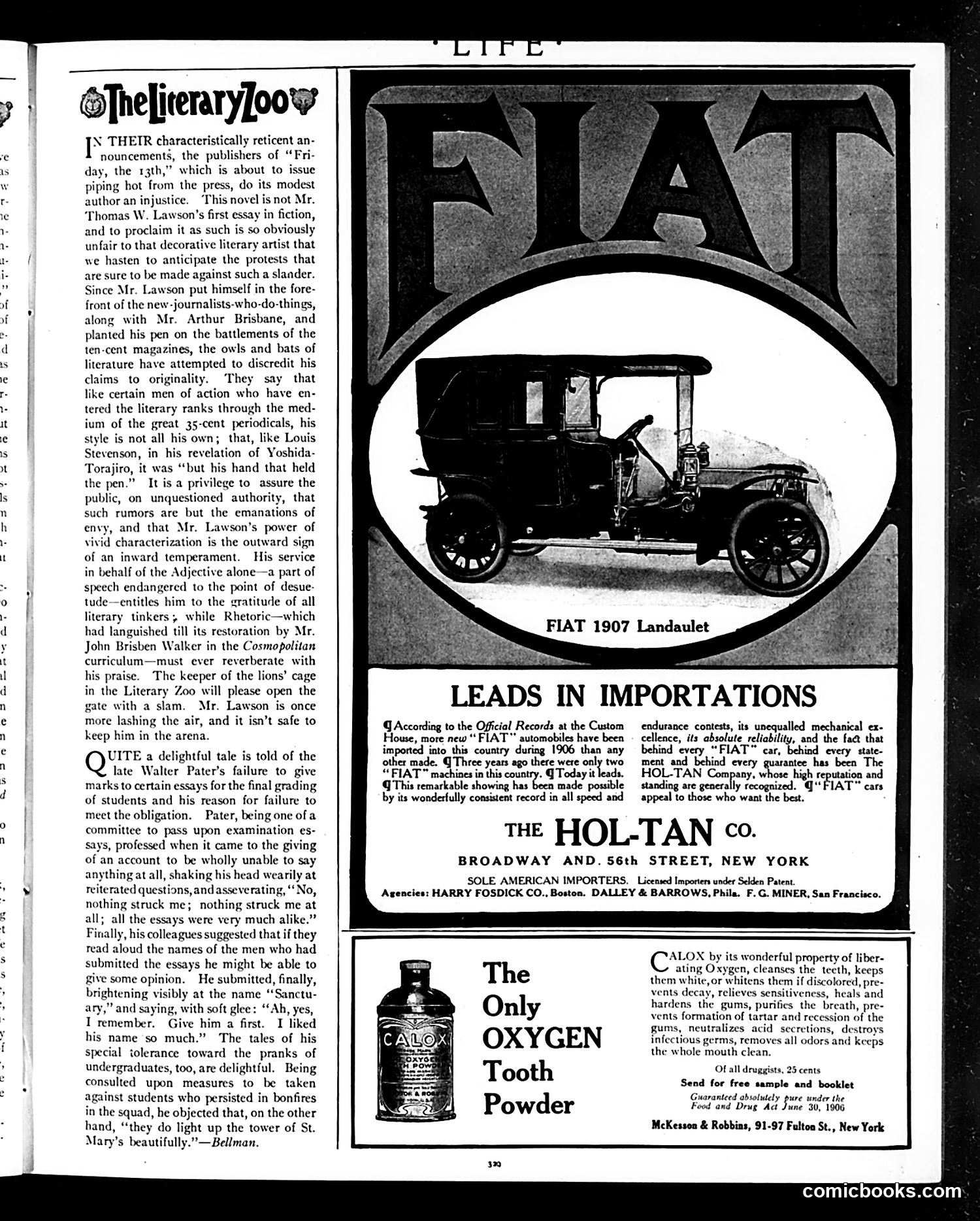 Life — March 7, 1907 — page 9: Life, 1907-03-07