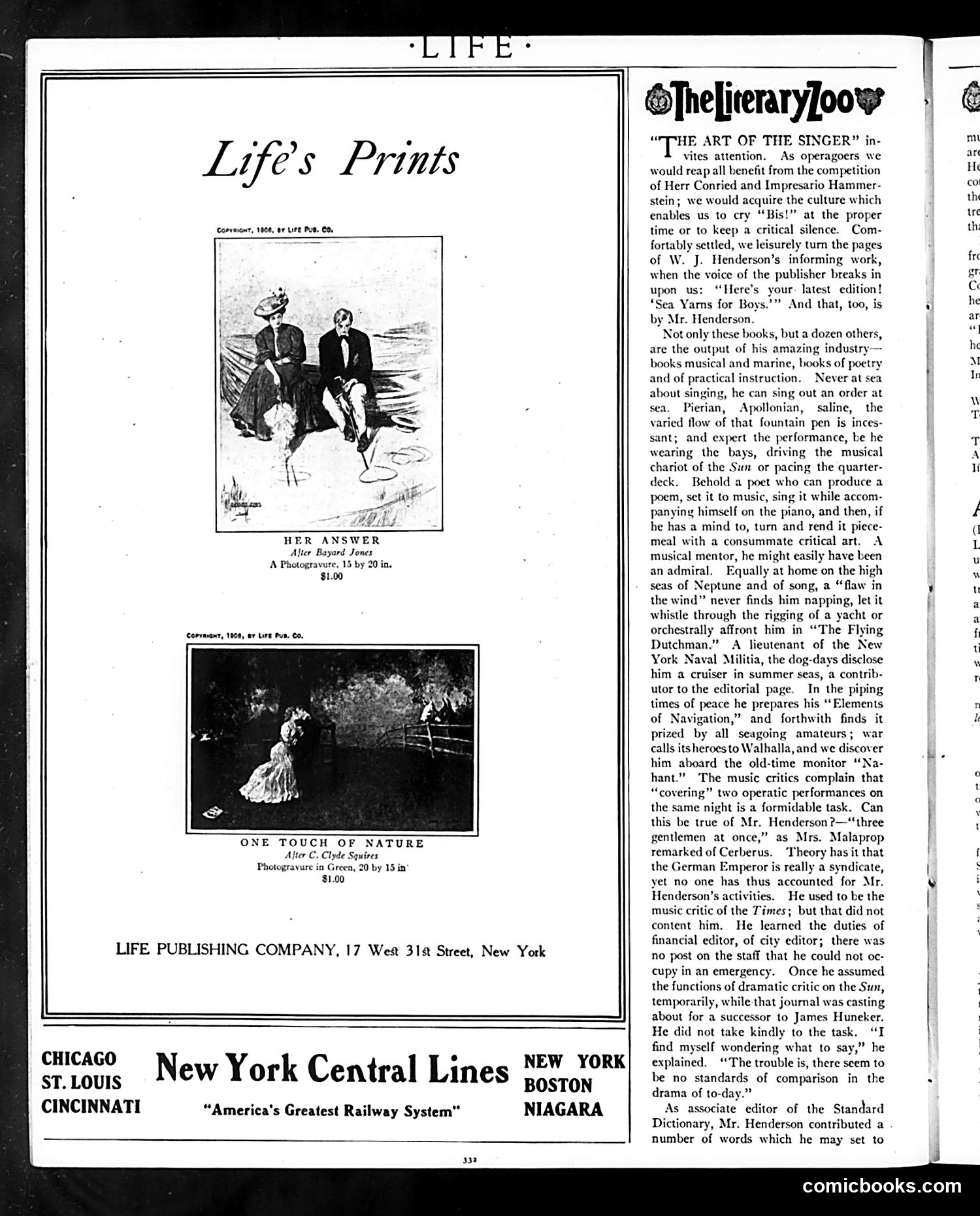 Life — March 7, 1907 — page 12: Life, 1907-03-07